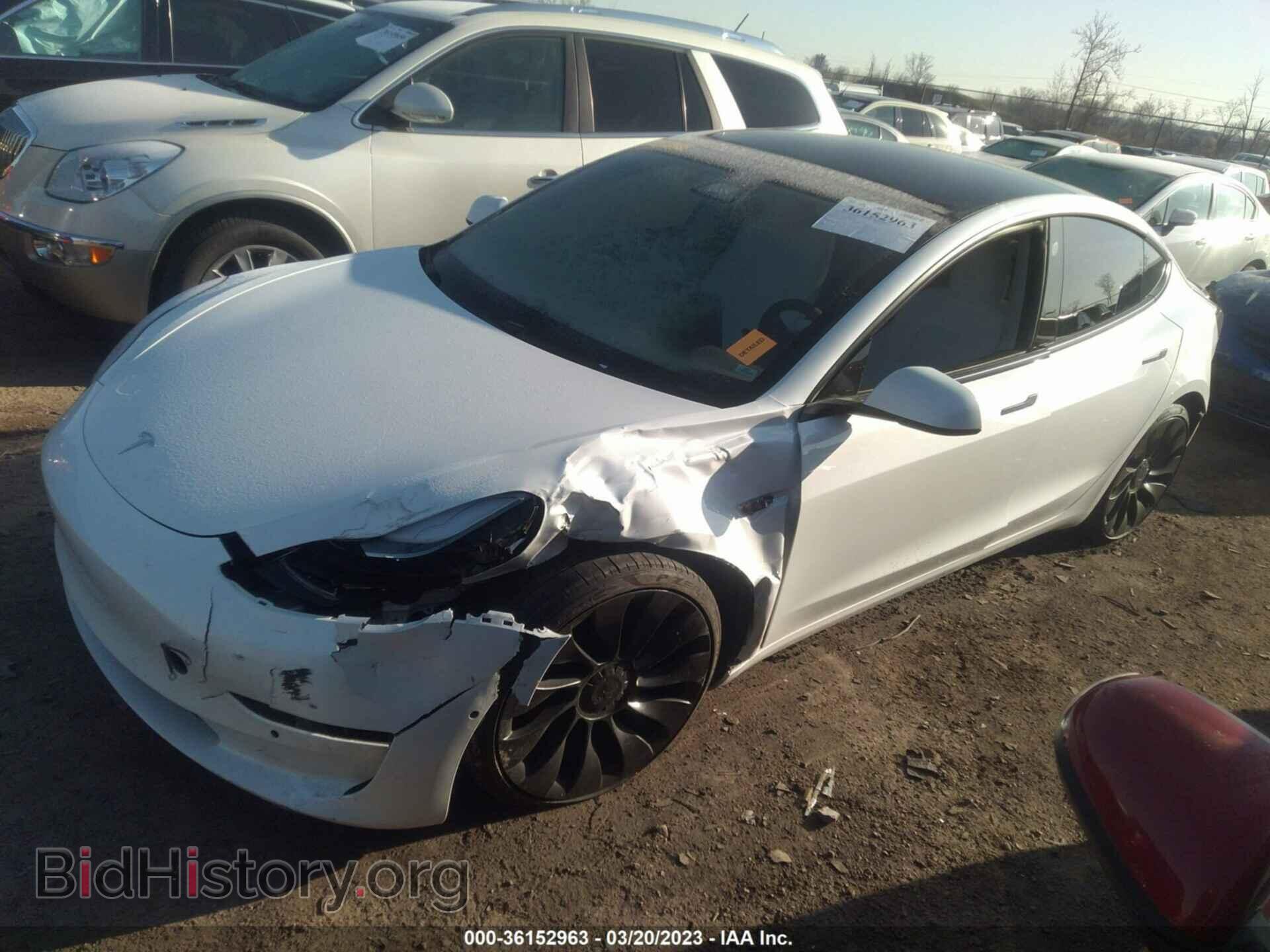 2021 TESLA MODEL 3 - VIN: 5YJ3E1ECXMF870112 - Фото 2