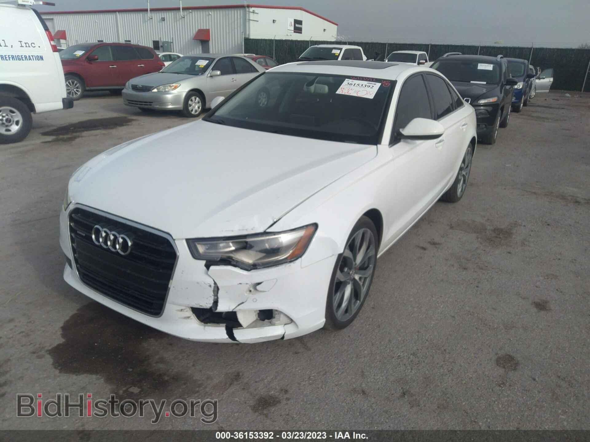 2013 AUDI A6 - VIN: WAUGFAFC7DN026072 - Фото 2