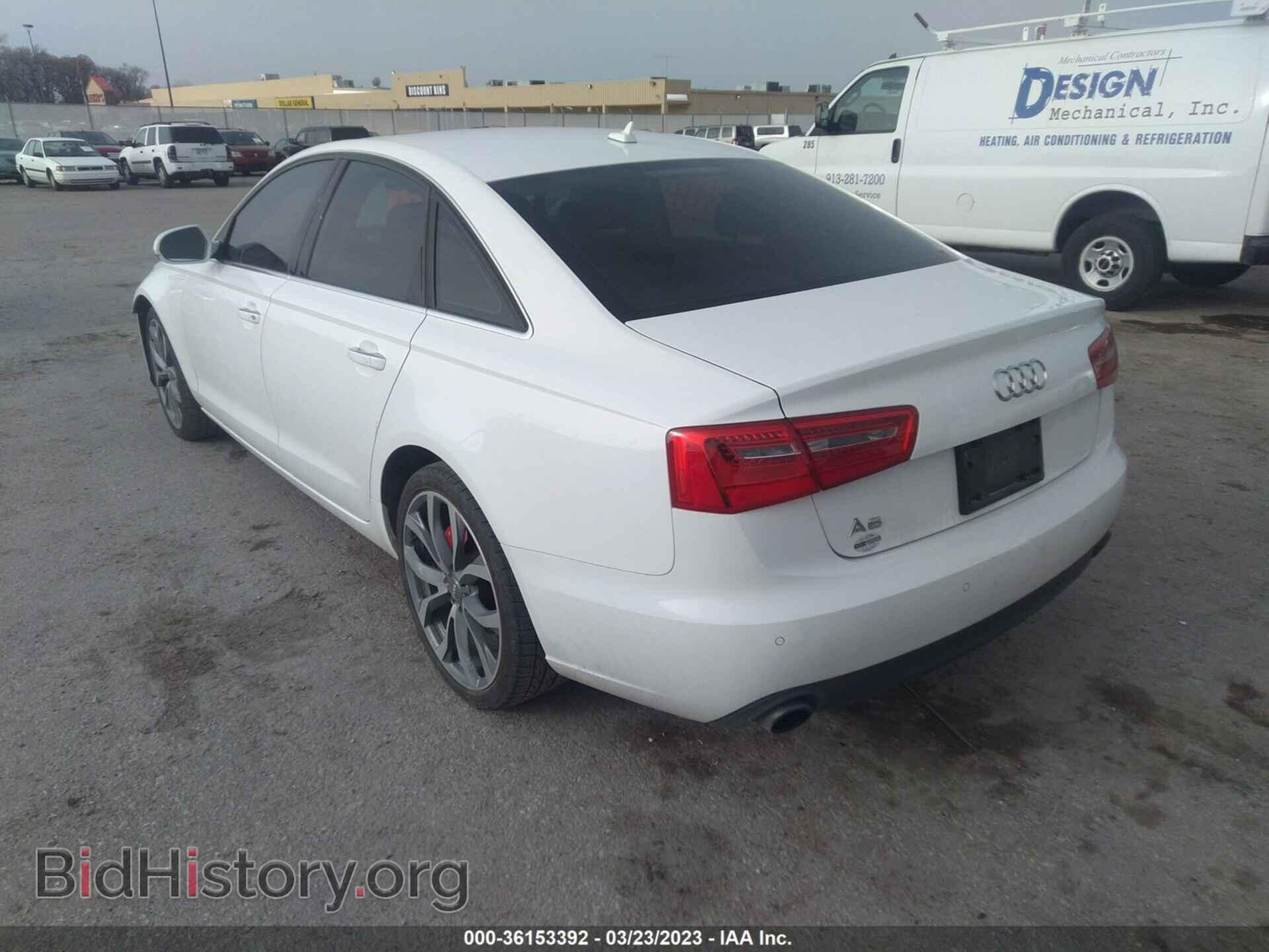 2013 AUDI A6 - VIN: WAUGFAFC7DN026072 - Фото 3