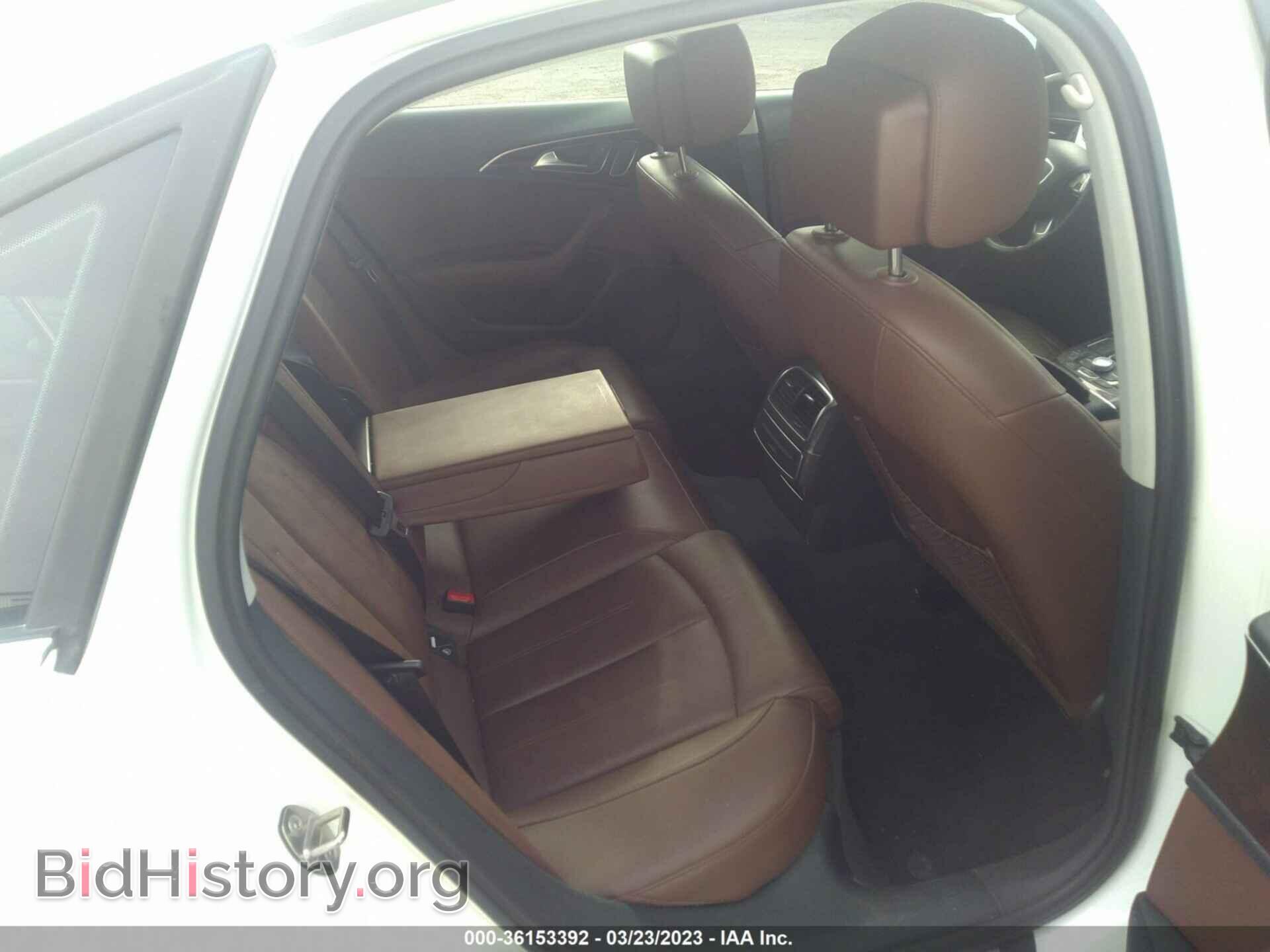 2013 AUDI A6 - VIN: WAUGFAFC7DN026072 - Фото 8