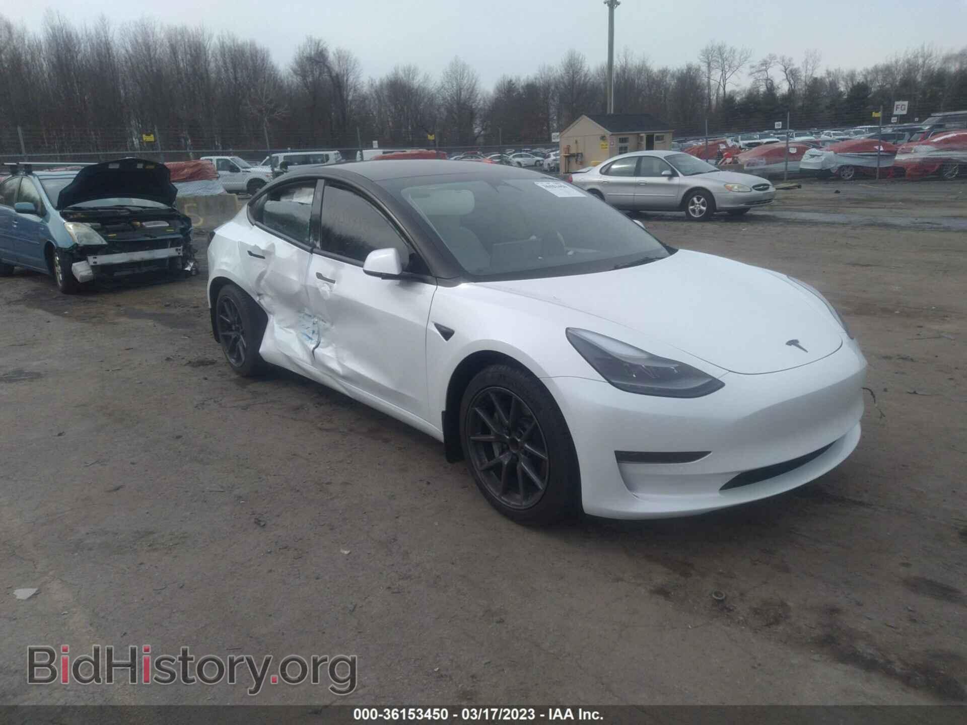Photo 5YJ3E1EA6NF354703 - TESLA MODEL 3 2022