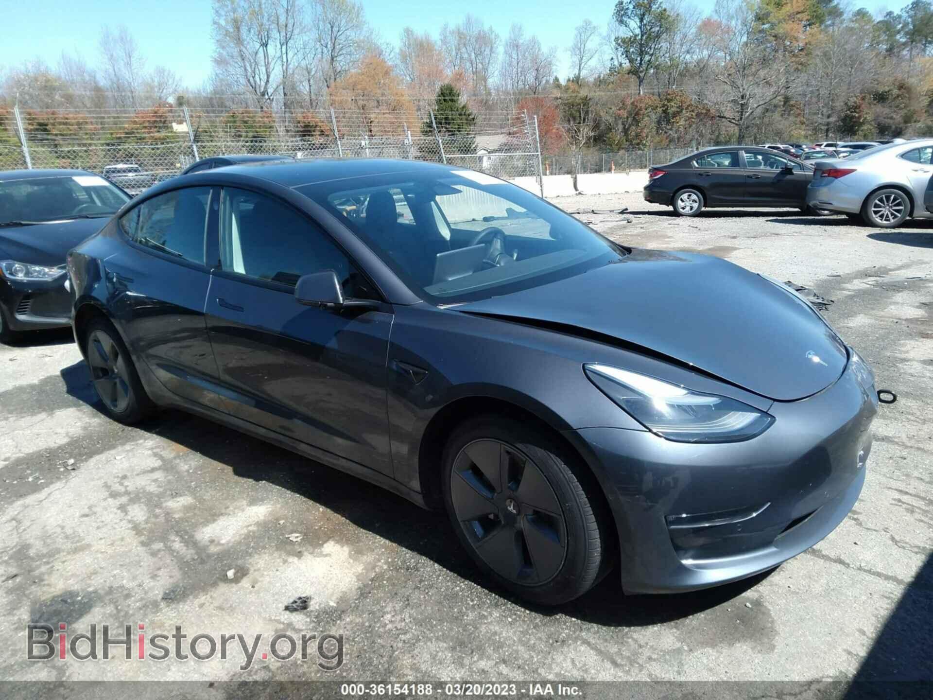 Photo 5YJ3E1EB6NF252634 - TESLA MODEL 3 2022