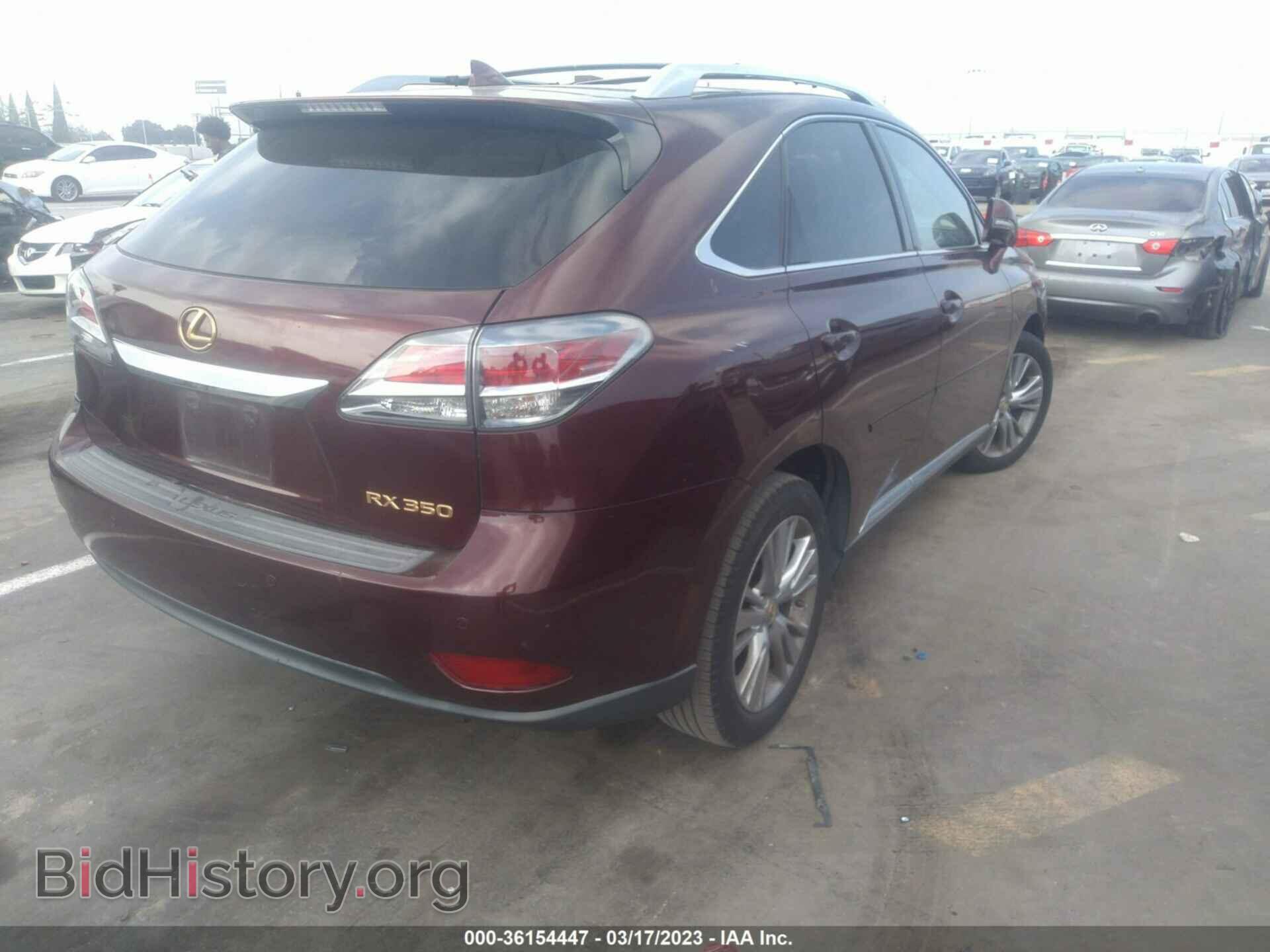 2014 LEXUS RX 350 - VIN: 2T2ZK1BAXEC136495 - Фото 4