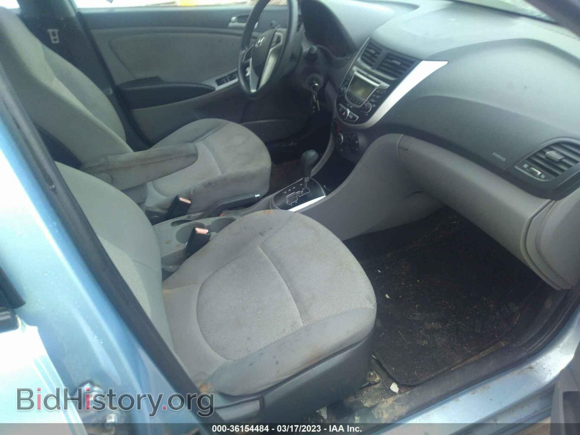 2012 HYUNDAI ACCENT - VIN: KMHCT5AE3CU005133 - Фото 5