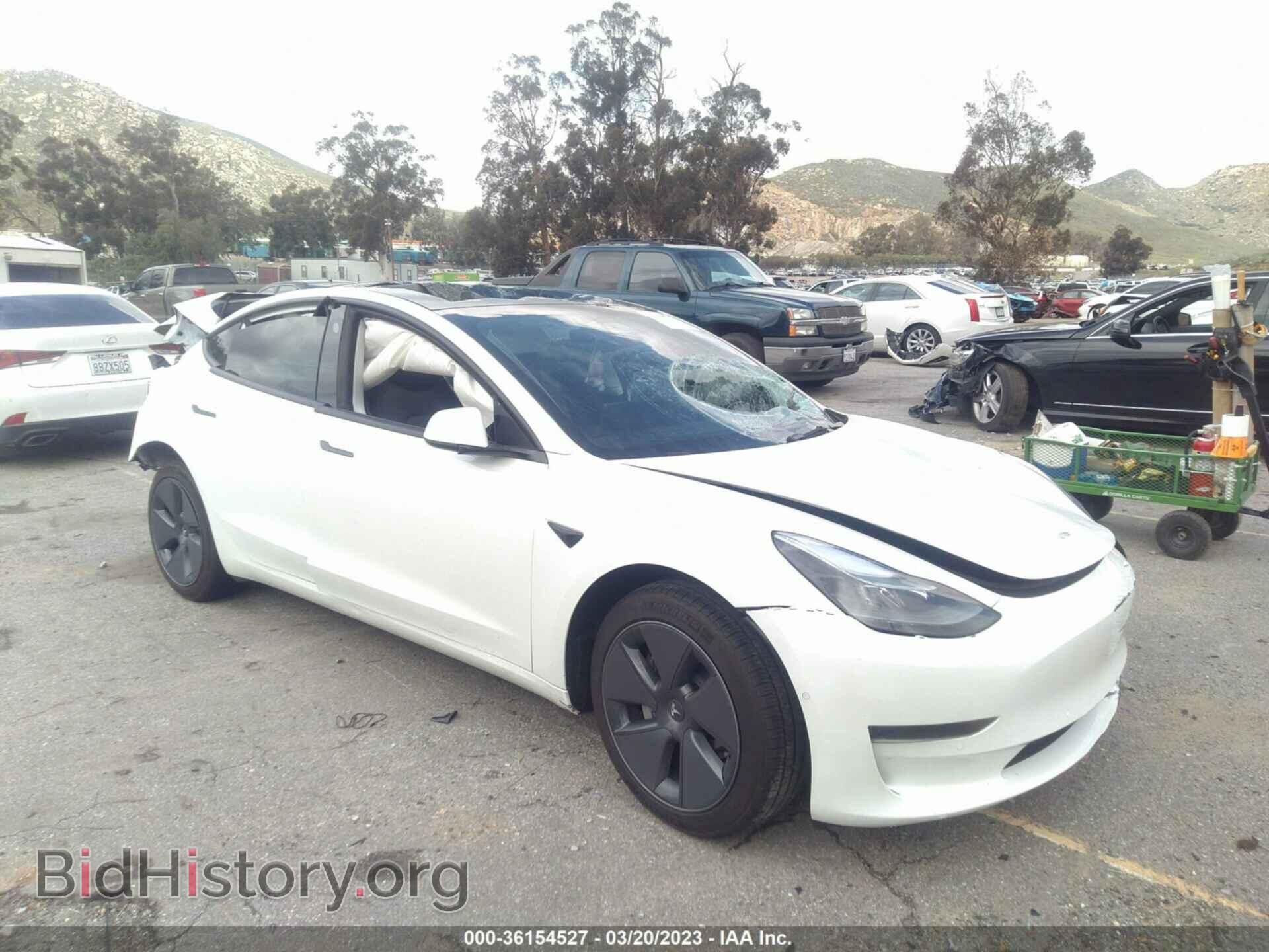 Фотография 5YJ3E1EA5NF111996 - TESLA MODEL 3 2022