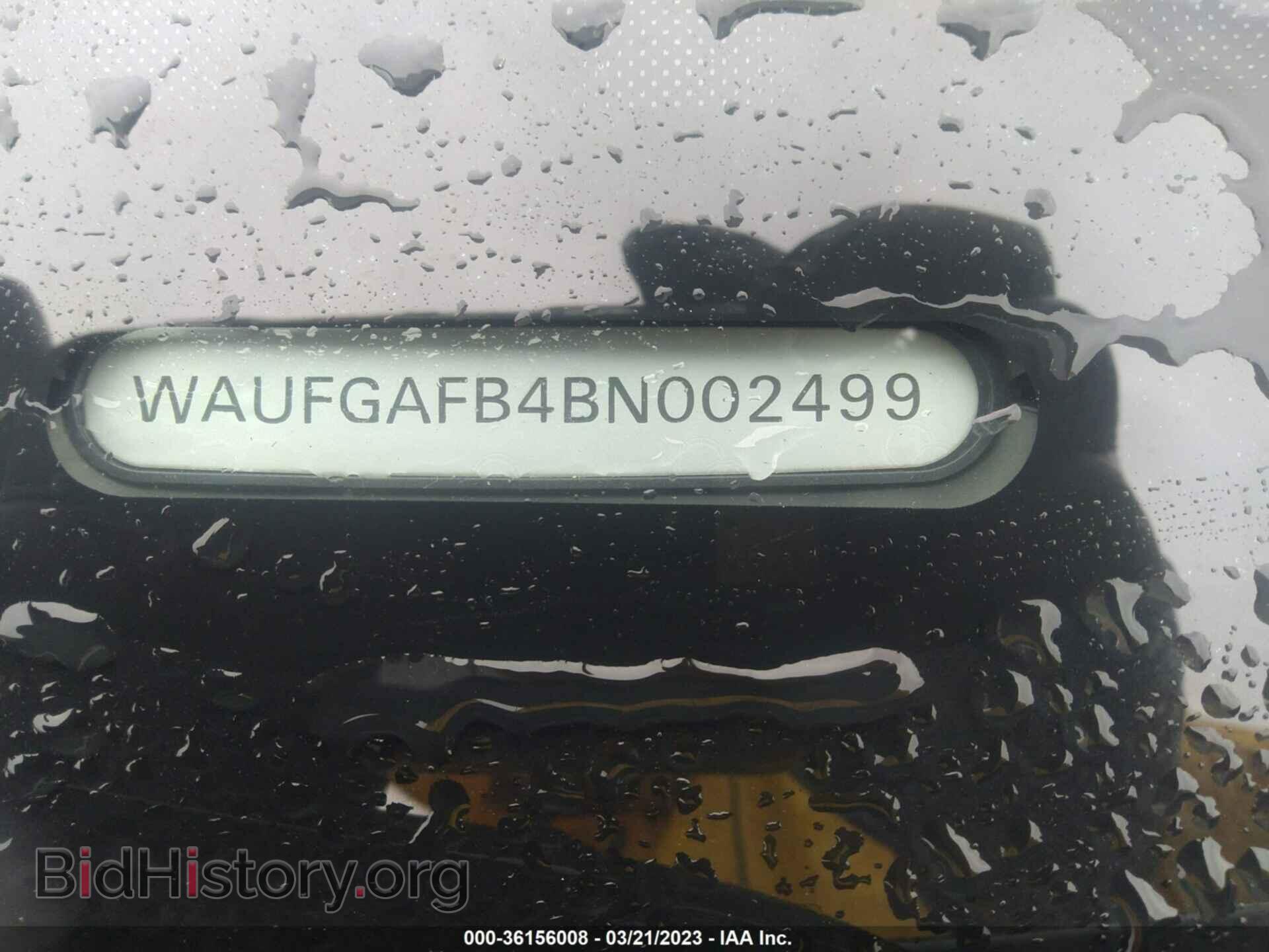 2011 AUDI A6 - VIN: WAUFGAFB4BN002499 - Фото 9