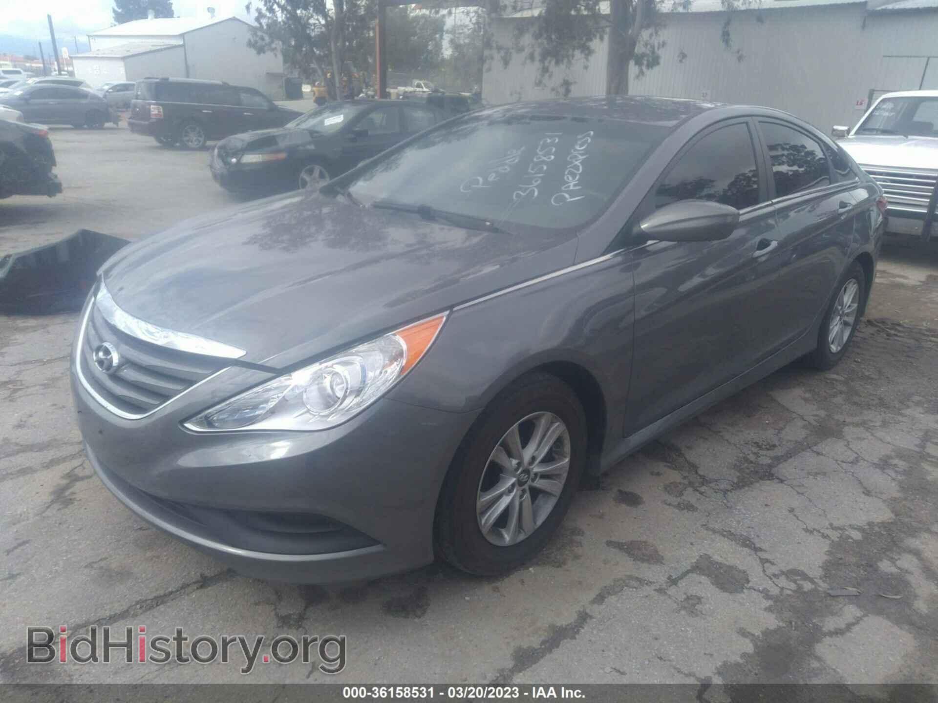 2014 HYUNDAI SONATA - VIN: 5NPEB4AC4EH892876 - Фото 2