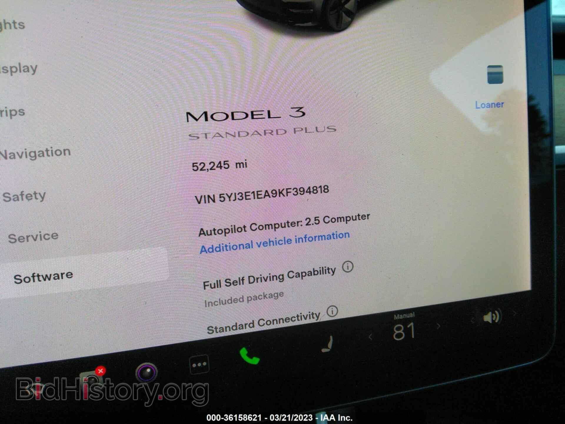 2019 TESLA MODEL 3 - VIN: 5YJ3E1EA9KF394818 - Photo 7