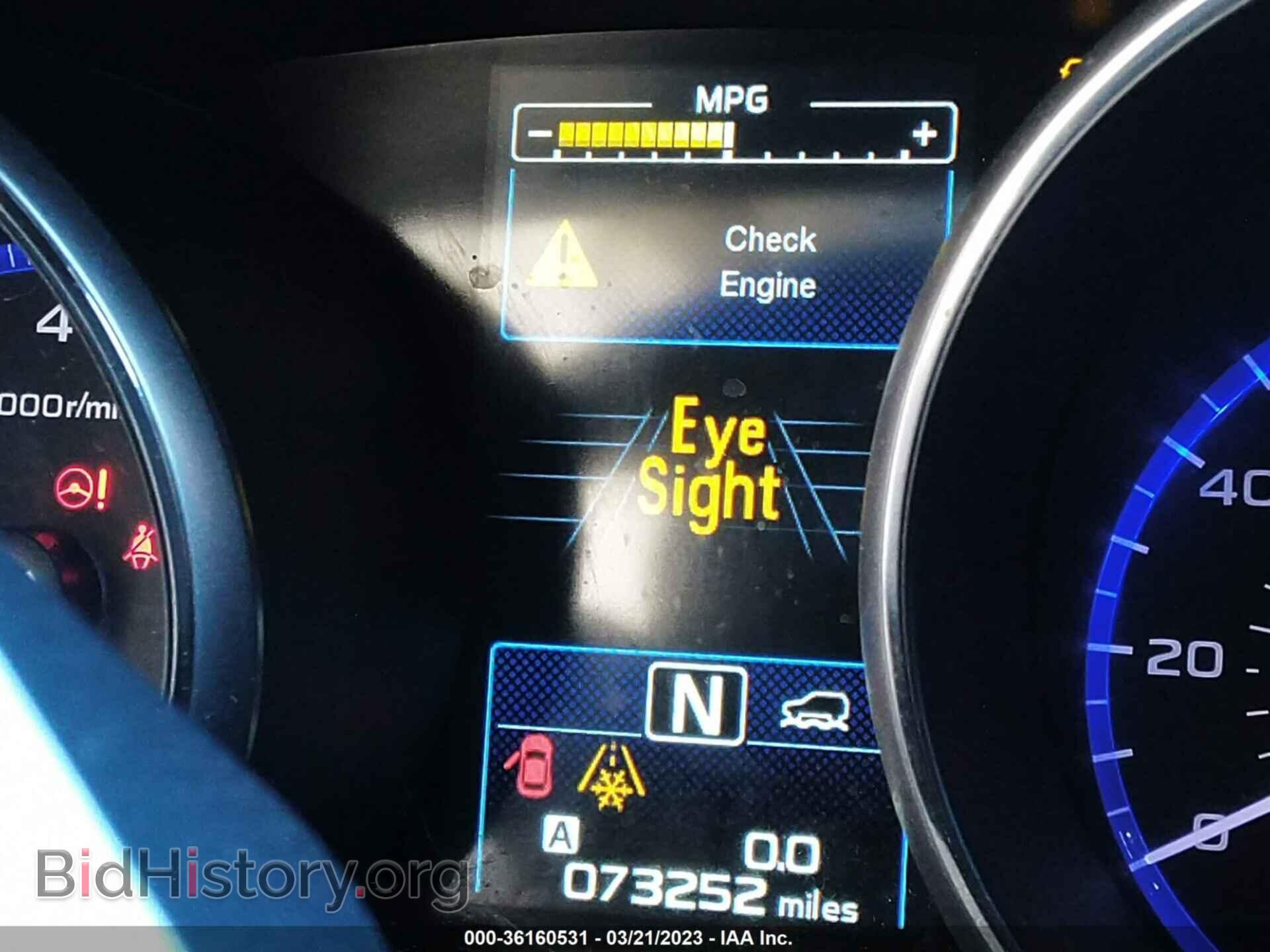 2019 SUBARU OUTBACK - VIN: 4S4BSABC5K3231098 - Photo 7