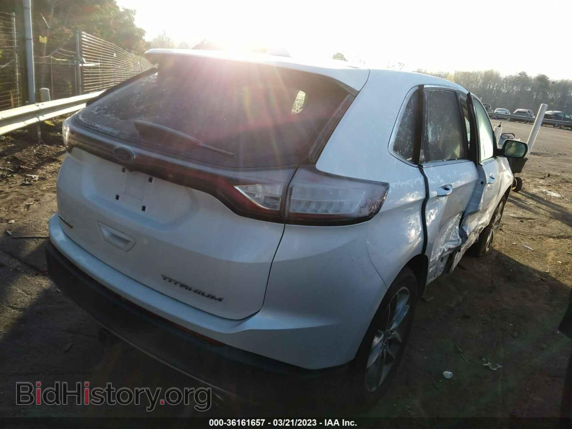2015 FORD EDGE - VIN: 2FMTK3K81FBB79809 - Фото 4