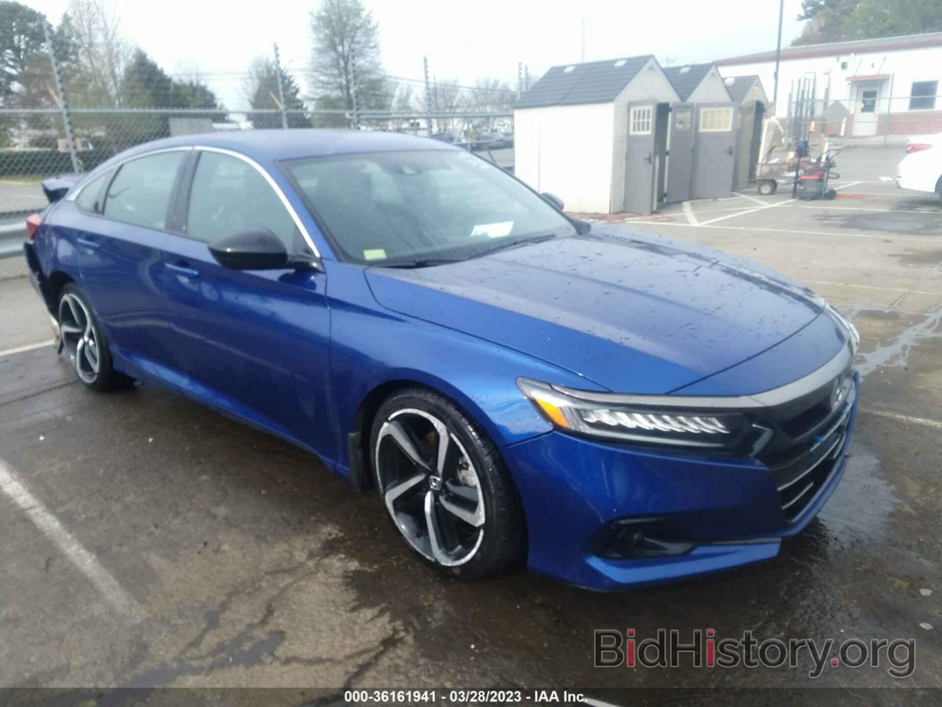 Фотография 1HGCV1F36MA110901 - HONDA ACCORD SEDAN 2021