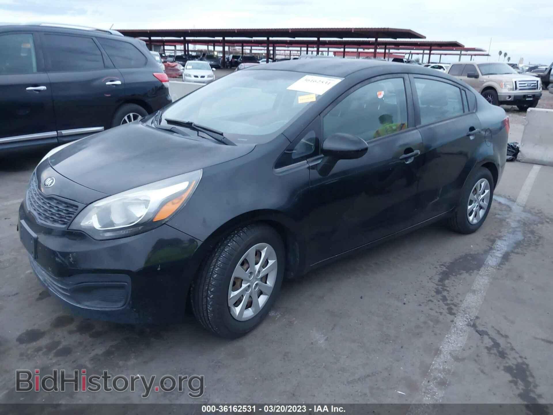 2014 KIA RIO - VIN: KNADM4A38E6376999 - Фото 2