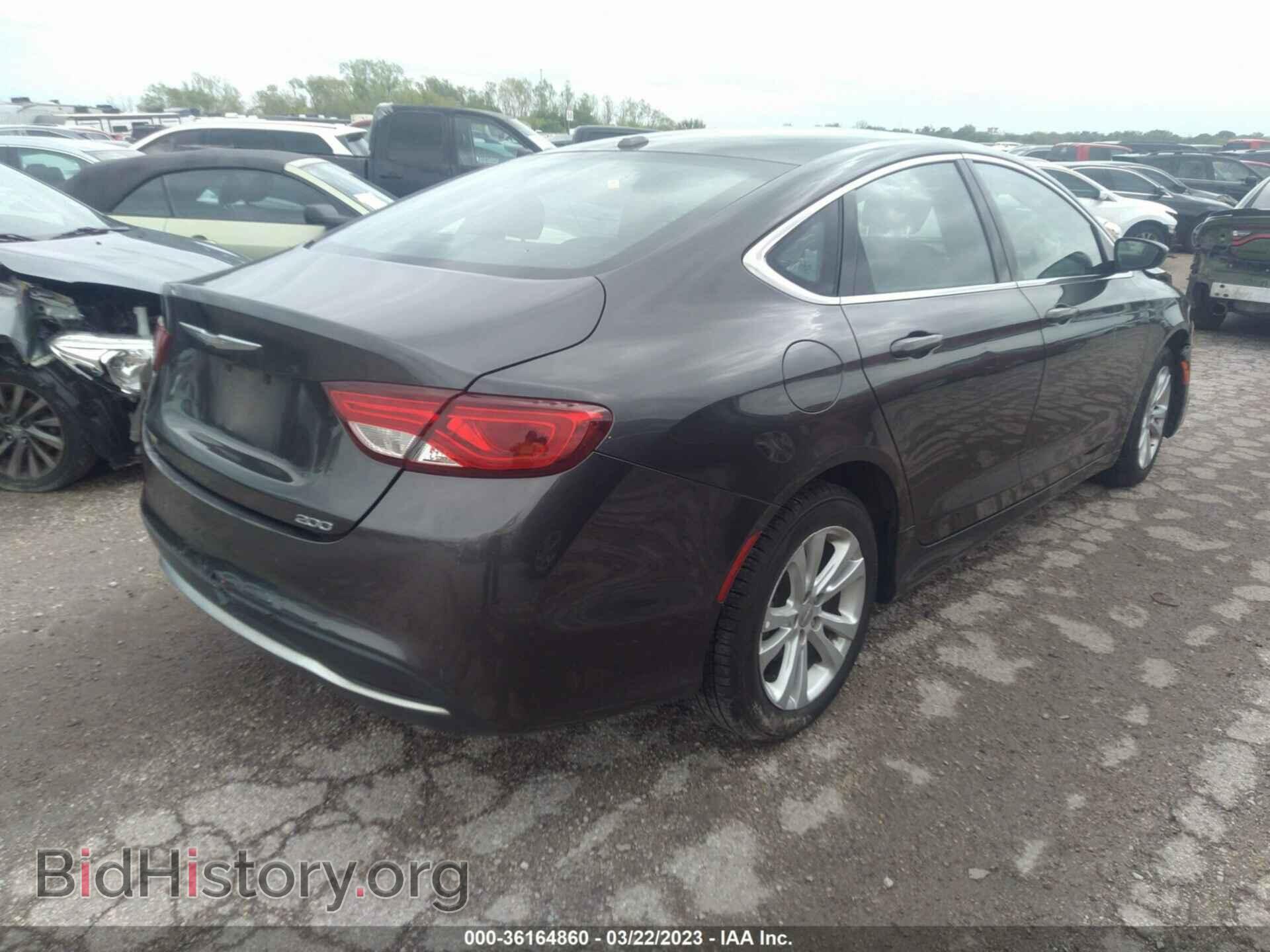 2015 CHRYSLER 200 - VIN: 1C3CCCAB7FN621404 - Фото 4