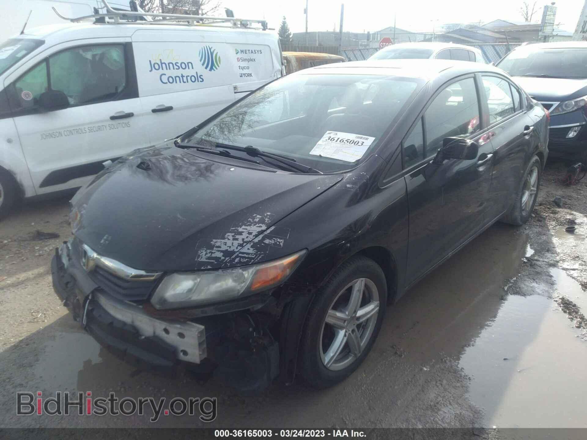 2012 HONDA CIVIC - VIN: 19XFB2F82CE055171 - Фото 2