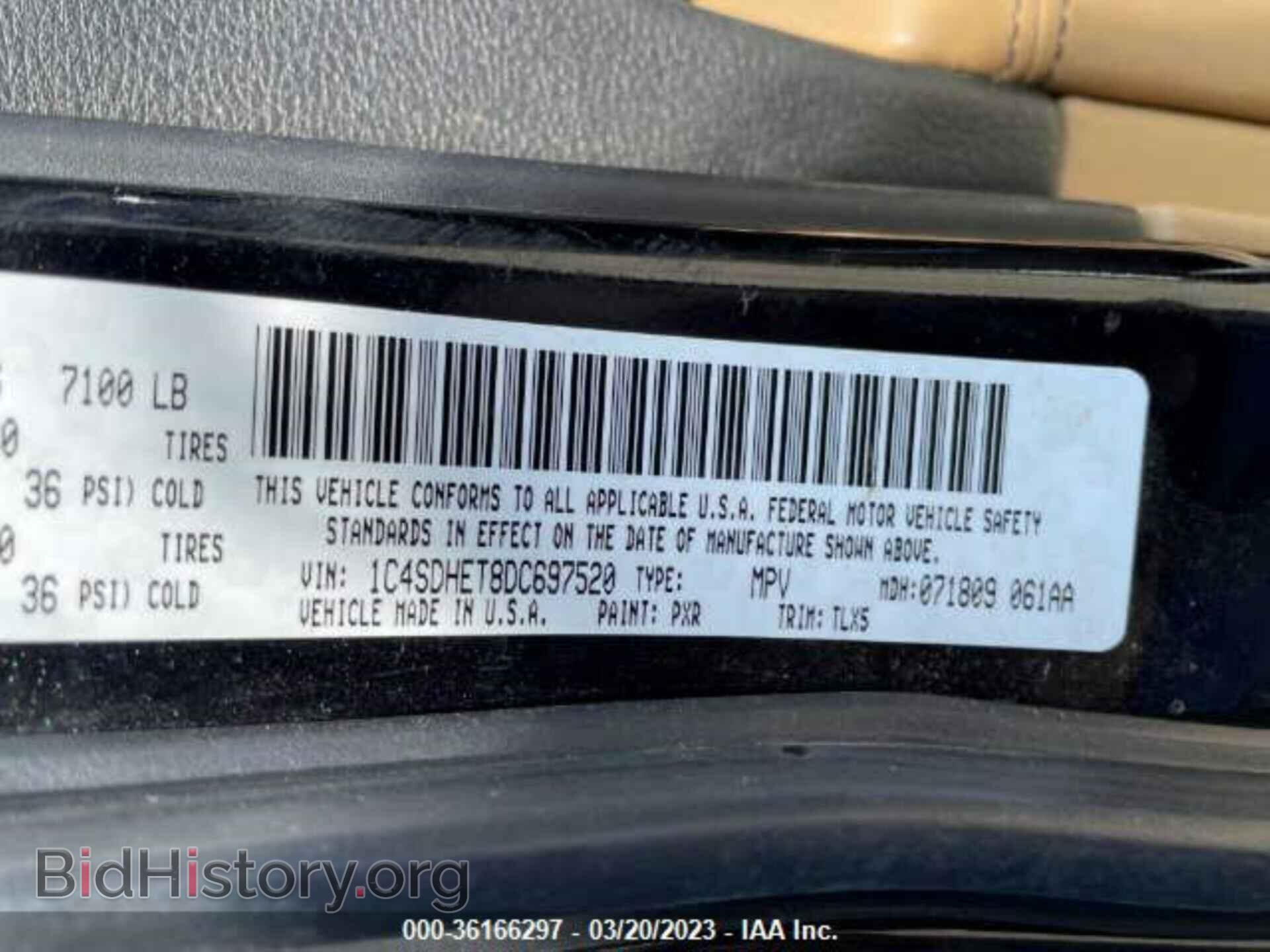 2013 DODGE DURANGO - VIN: 1C4SDHET8DC697520 - Фото 9