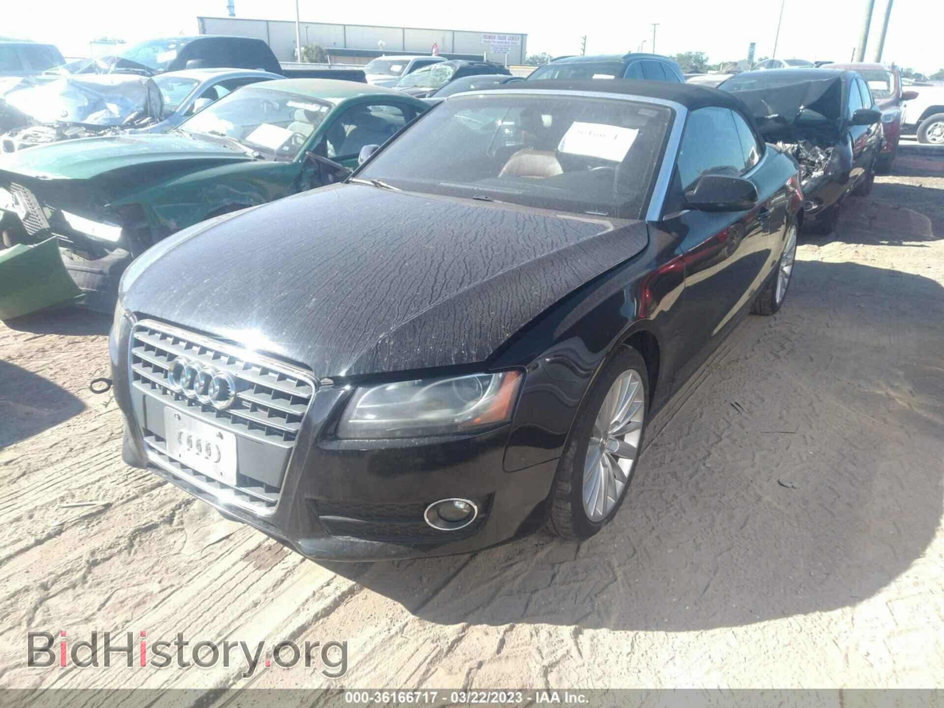 2011 AUDI A5 - VIN: WAULFAFH3BN009759 - Фото 2