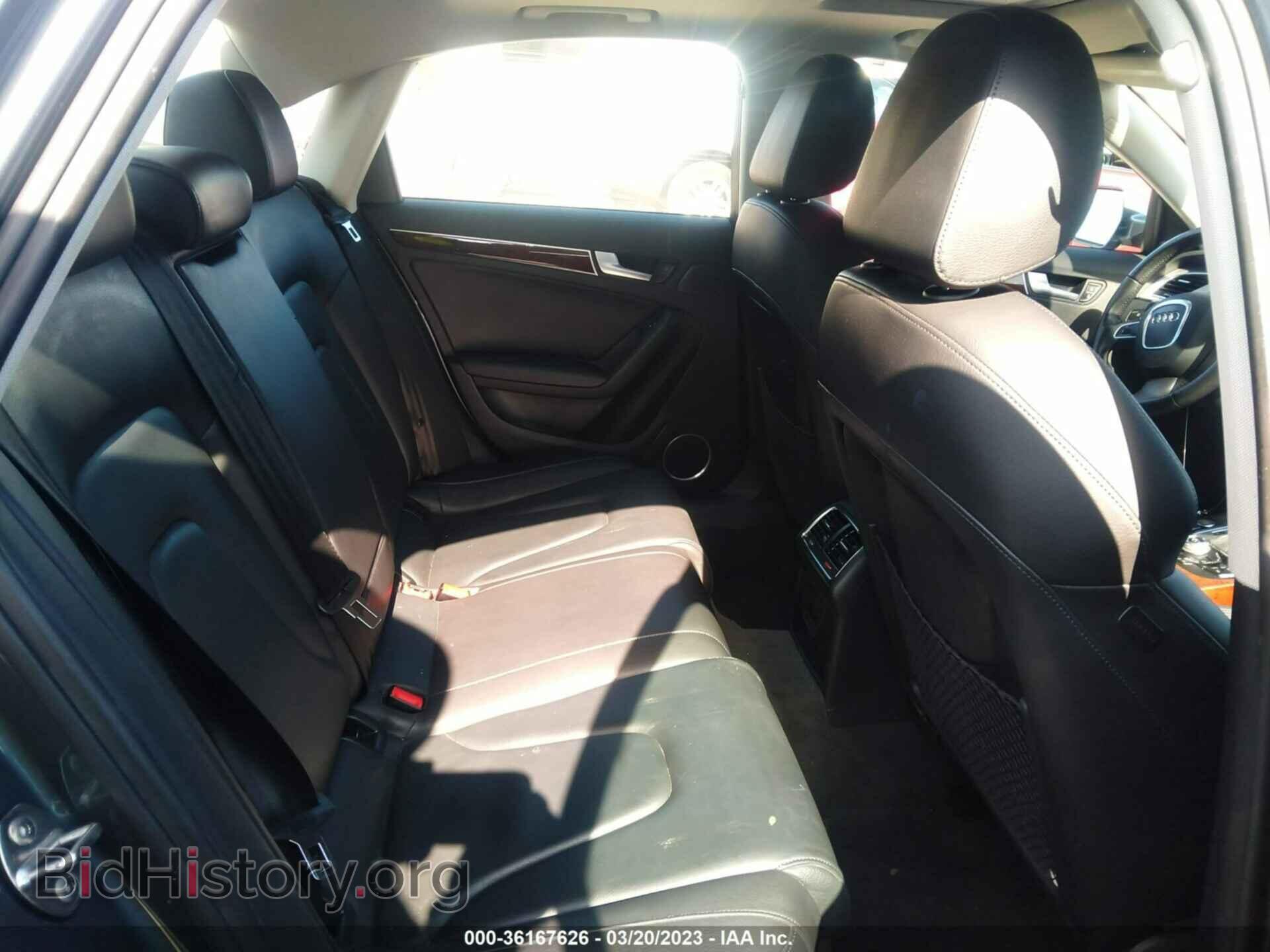2012 AUDI A4 - VIN: WAUFFAFL0CA085417 - Фото 8