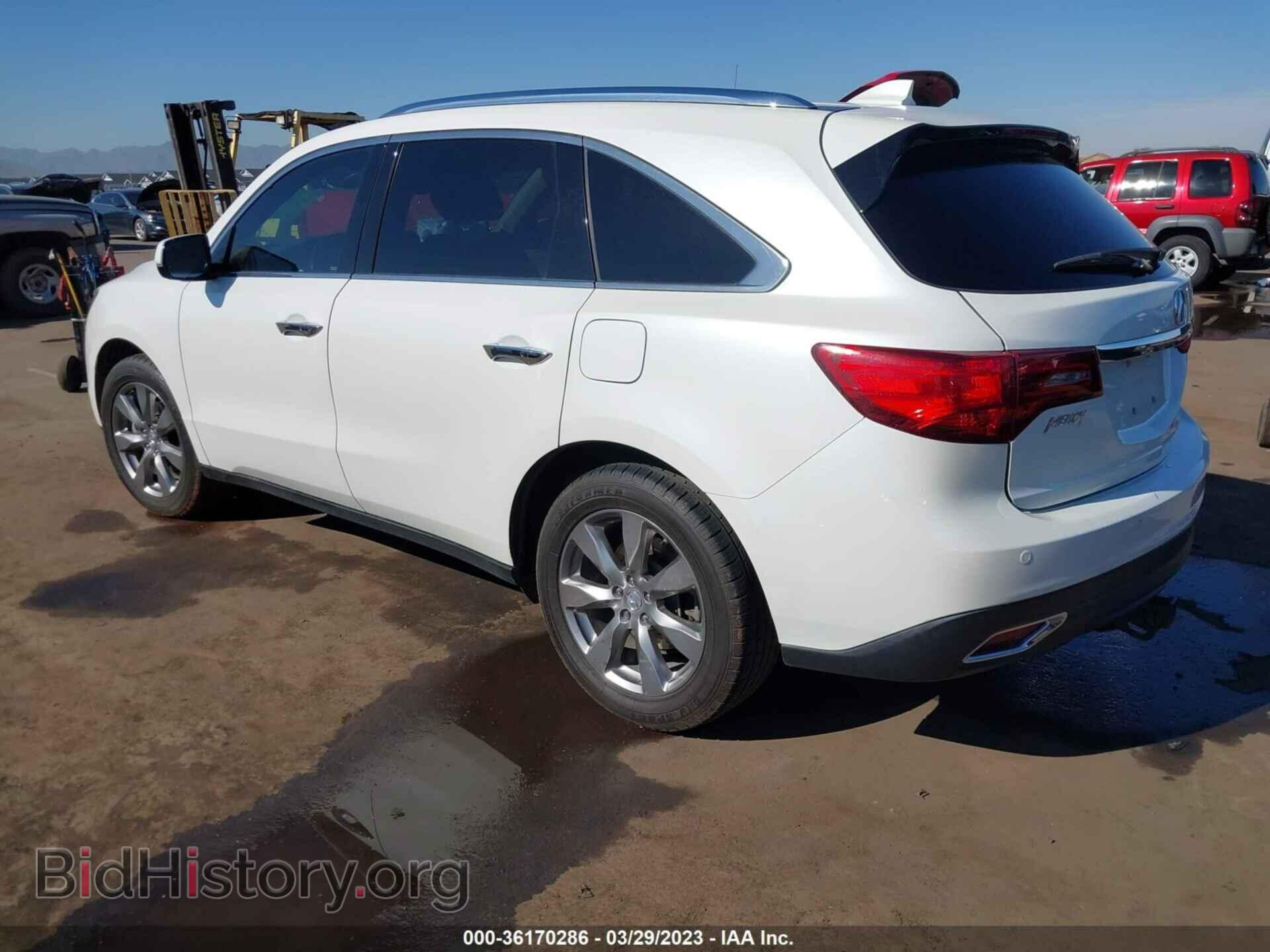 2014 ACURA MDX - VIN: 5FRYD3H80EB012949 - Фото 3