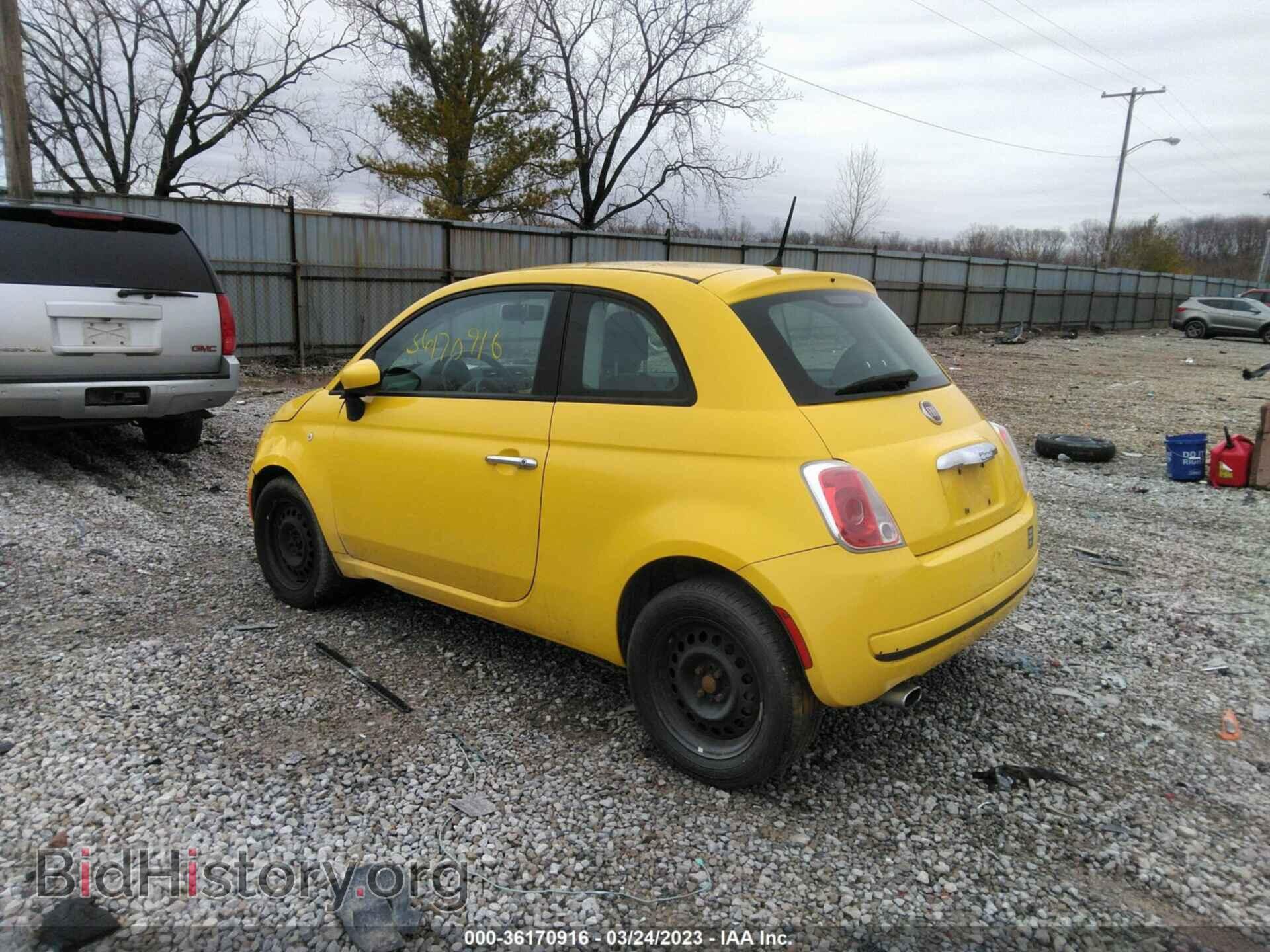 2012 FIAT 500 - VIN: 3C3CFFAR7CT127903 - Фото 3