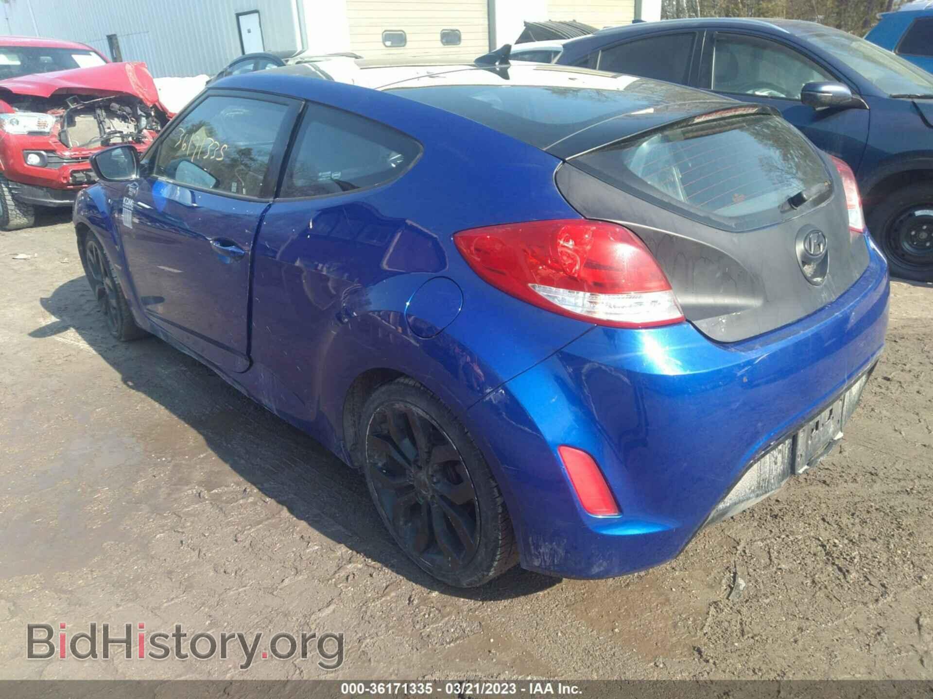 2012 HYUNDAI VELOSTER - VIN: KMHTC6AD2CU077020 - Фото 3