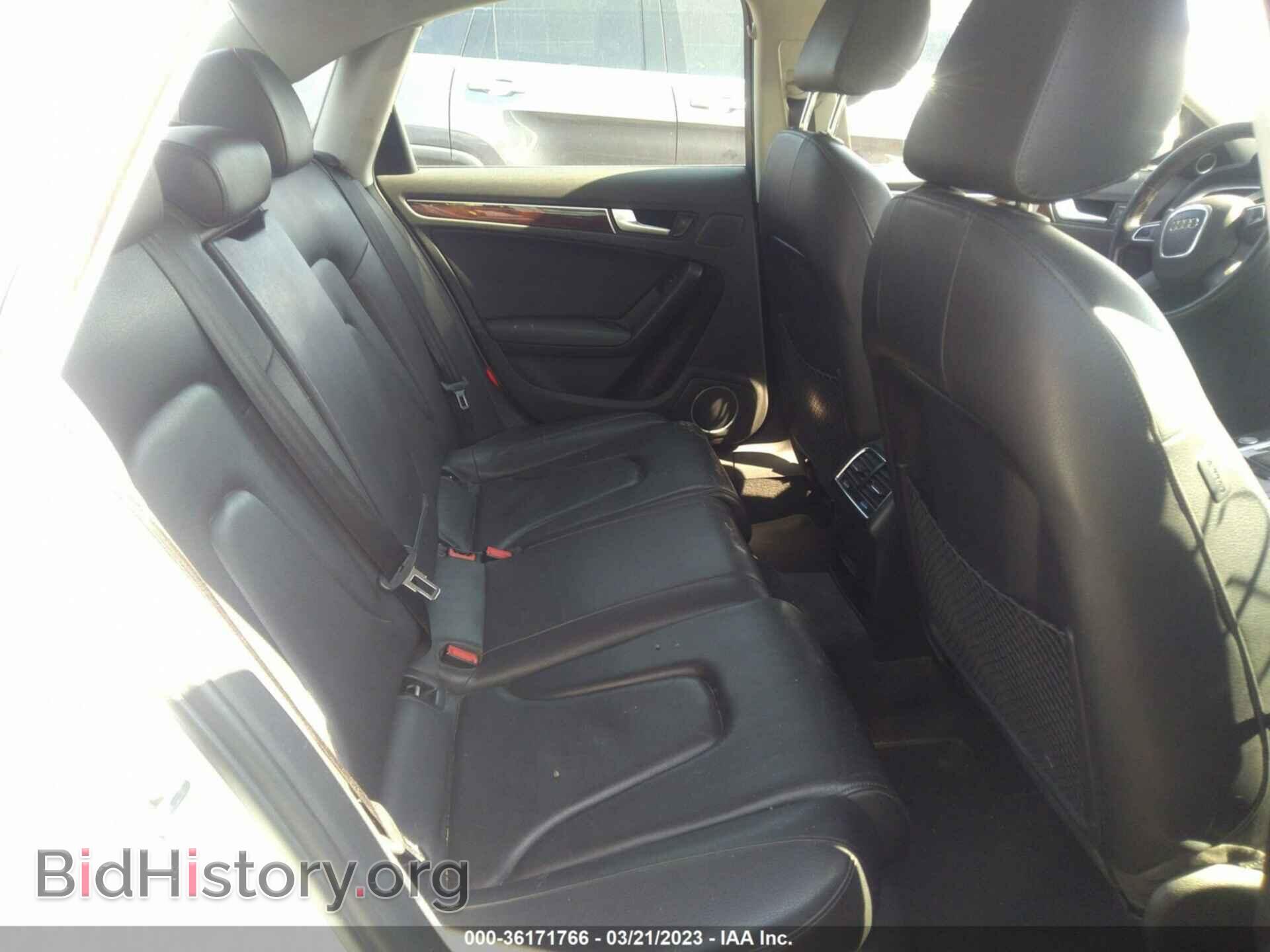 2012 AUDI A4 - VIN: WAUFFAFL2CA117364 - Фото 8