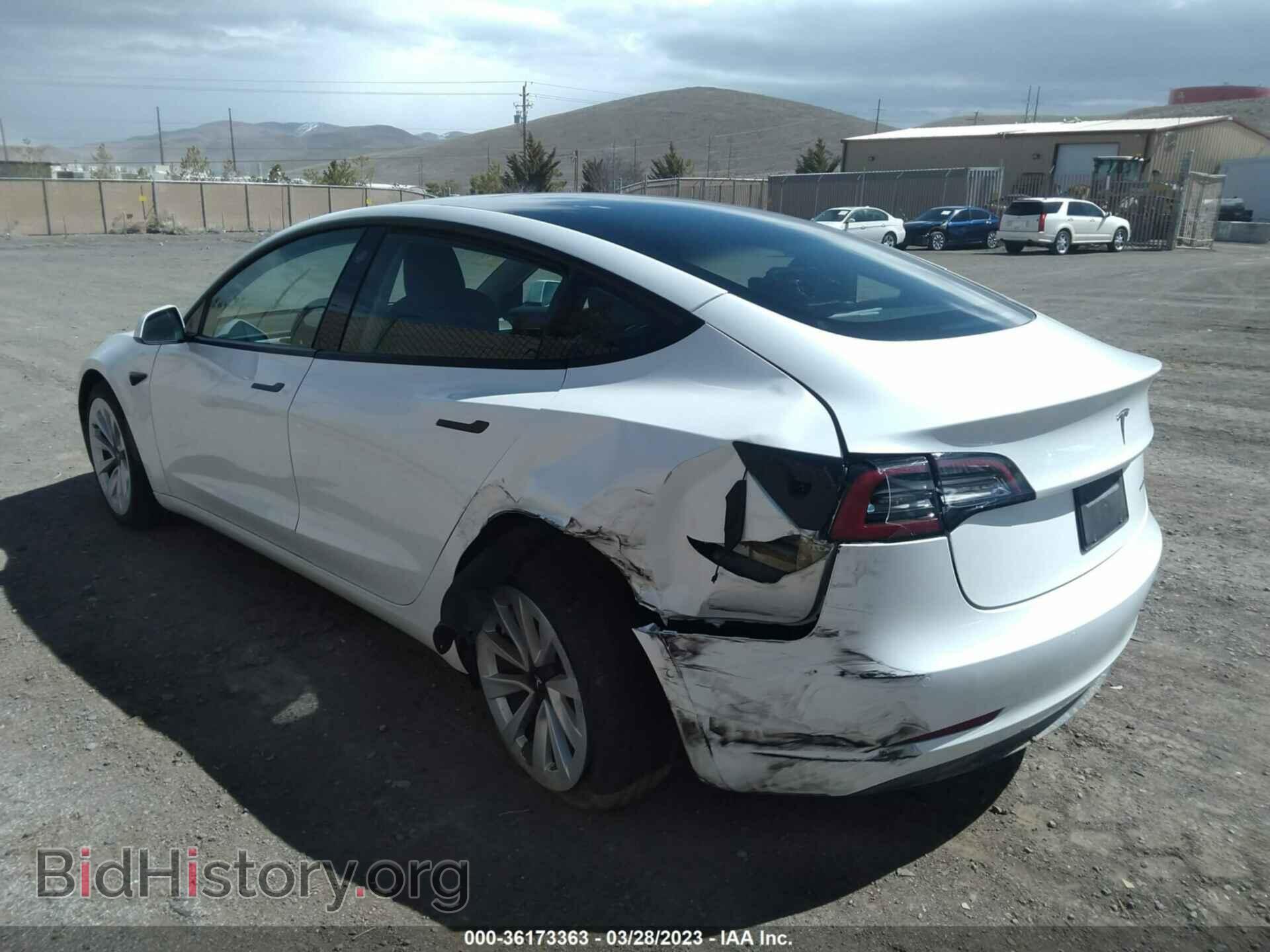 2022 TESLA MODEL 3 - VIN: 5YJ3E1EBXNF268352 - Фото 3
