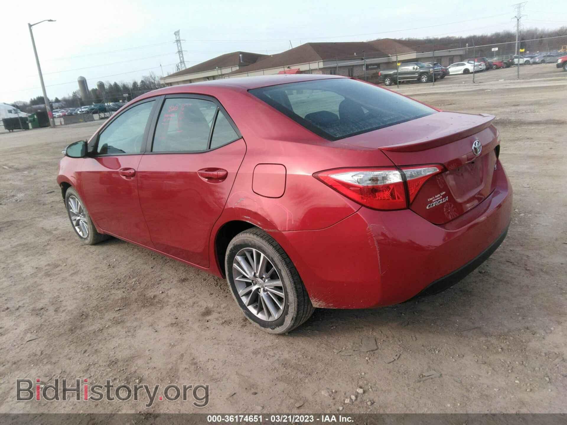 2014 TOYOTA COROLLA - VIN: 2T1BURHEXEC184877 - Фото 3