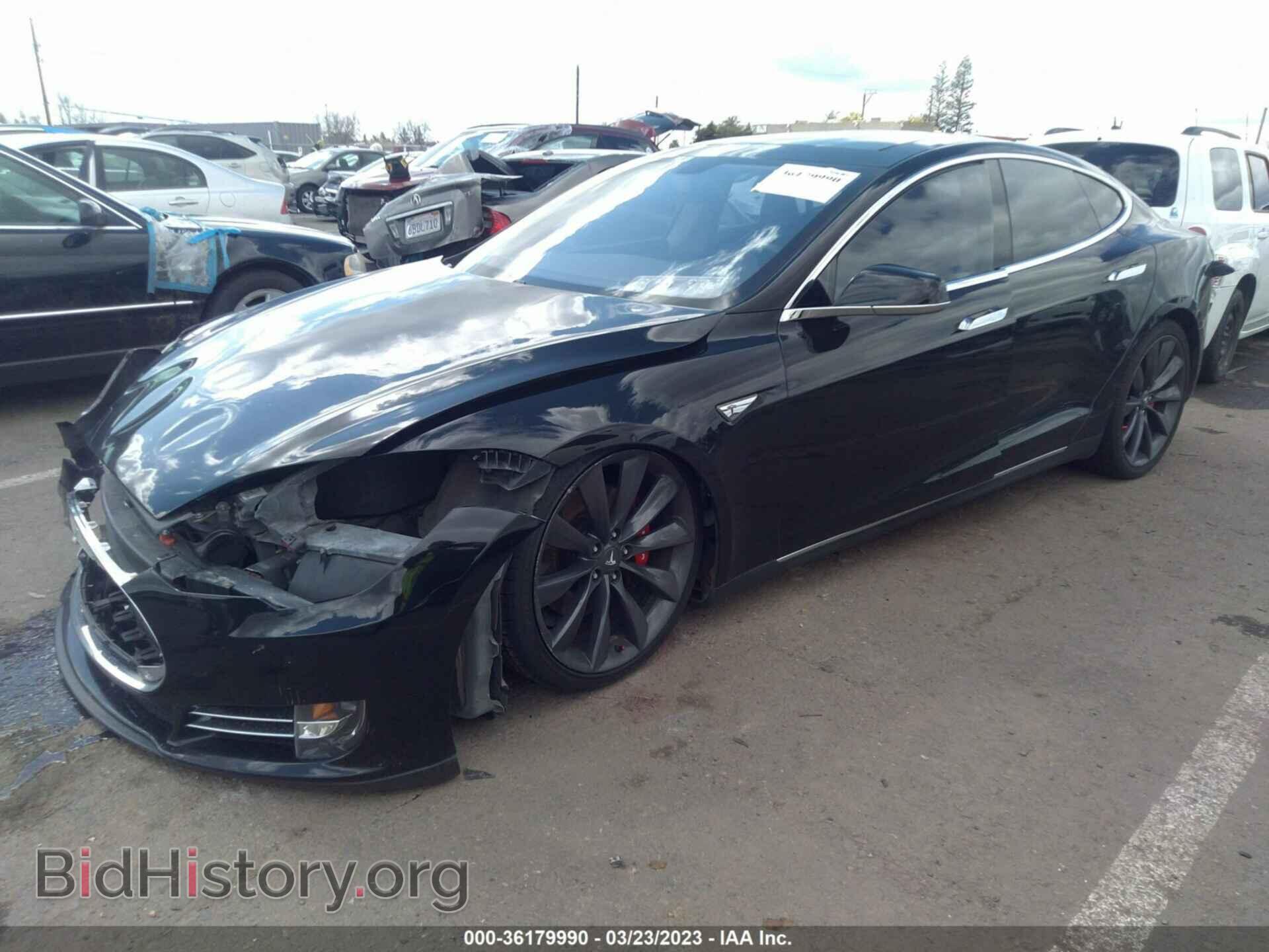 2013 TESLA MODEL S - VIN: 5YJSA1DP3DFP14005 - Фото 2