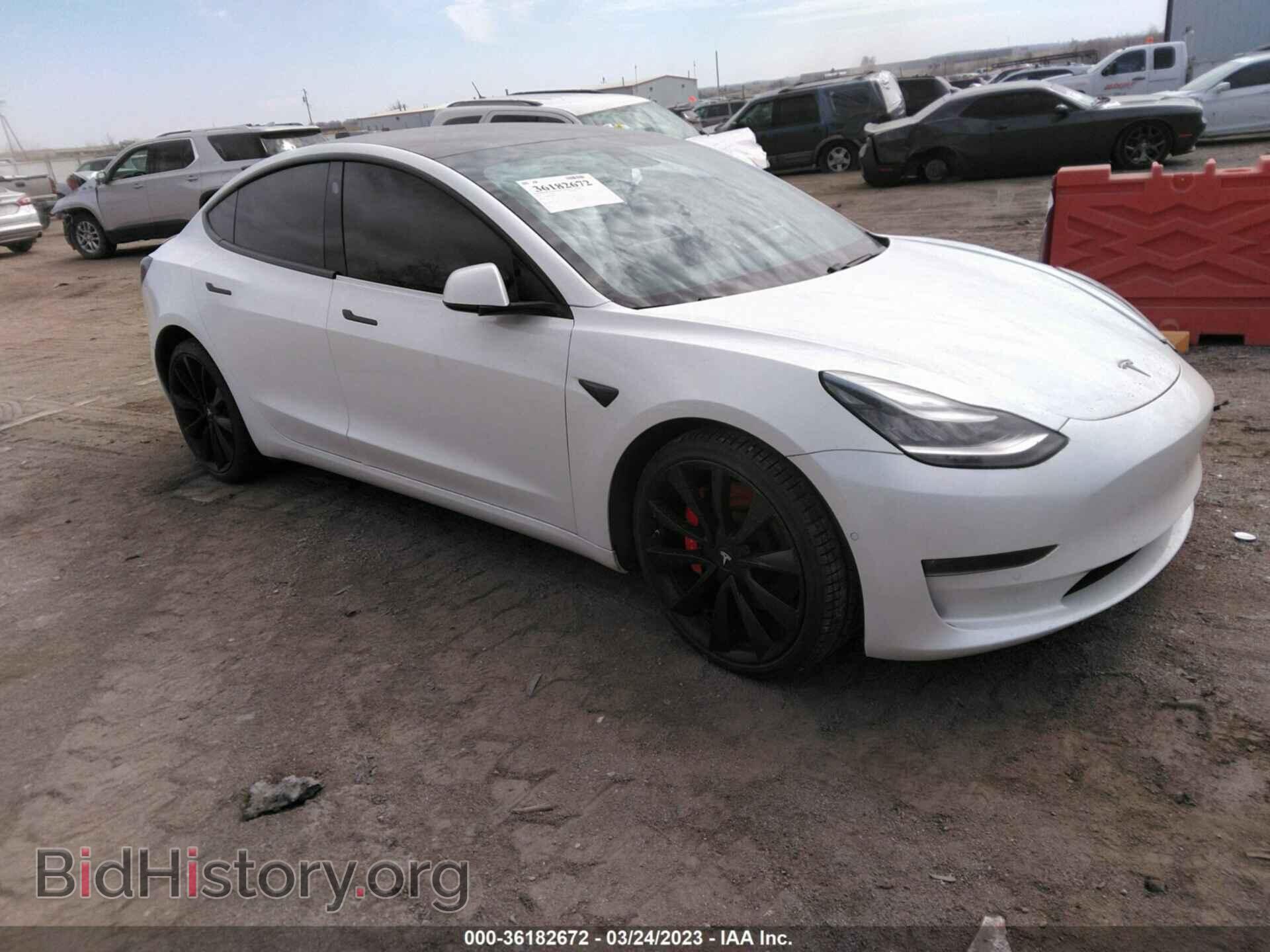 Фотография 5YJ3E1EB4KF487576 - TESLA MODEL 3 2019