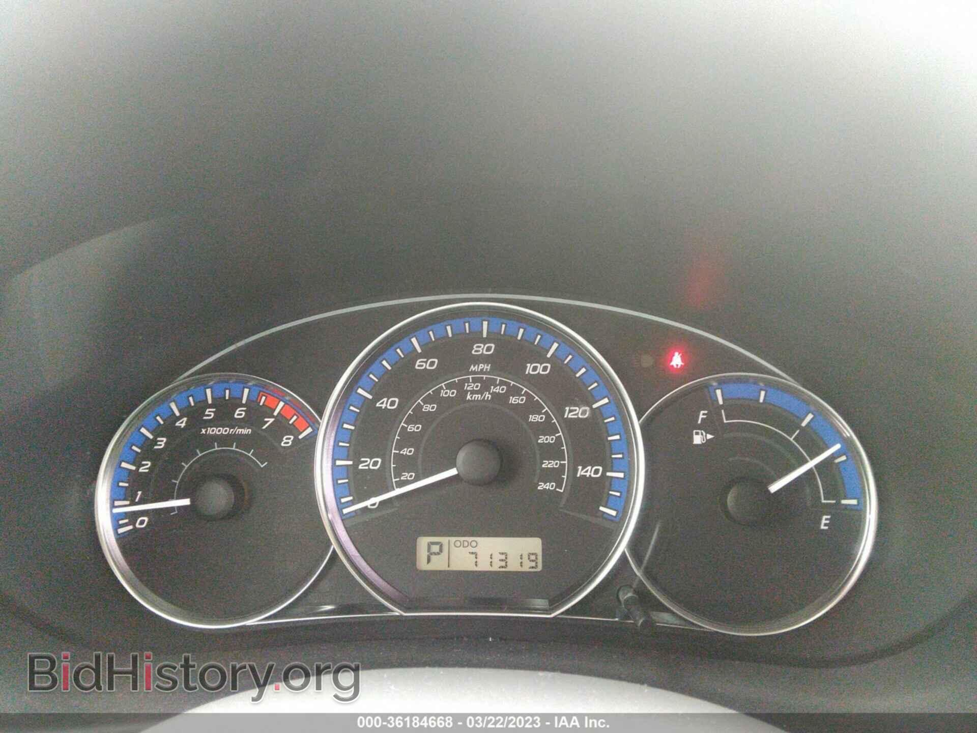 2011 SUBARU FORESTER - VIN: JF2SHAEC0BH708443 - Фото 7