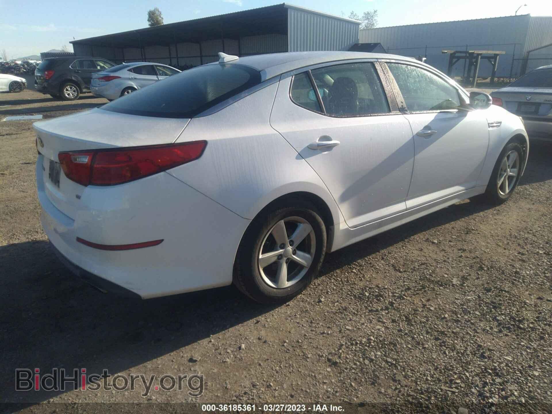 2015 KIA OPTIMA - VIN: KNAGM4A73F5635714 - Фото 4