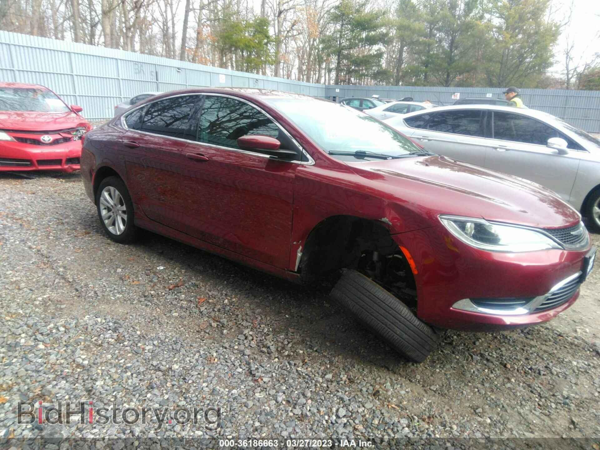 Фотография 1C3CCCAB9FN646837 - CHRYSLER 200 2015