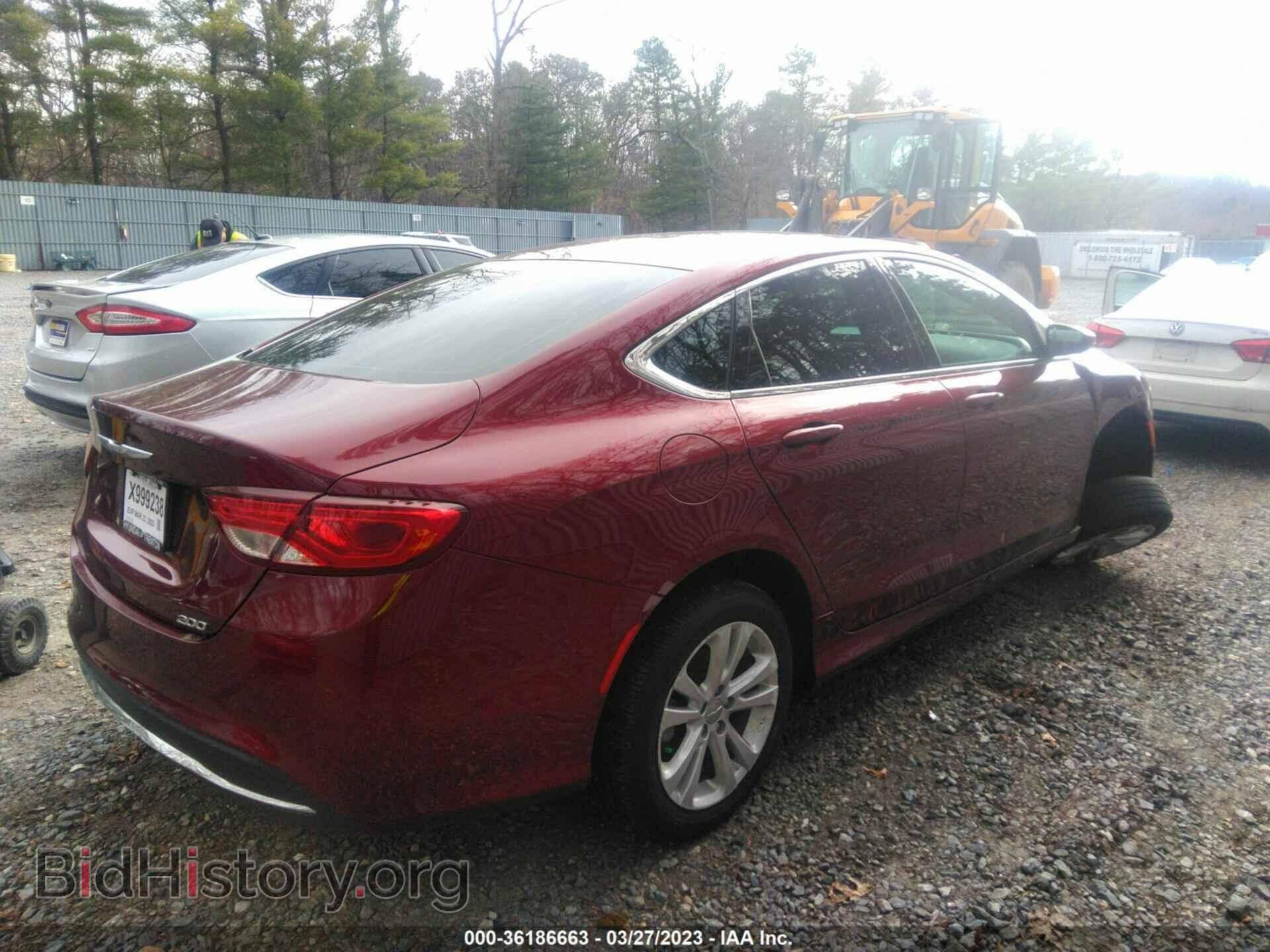 2015 CHRYSLER 200 - VIN: 1C3CCCAB9FN646837 - Фото 4