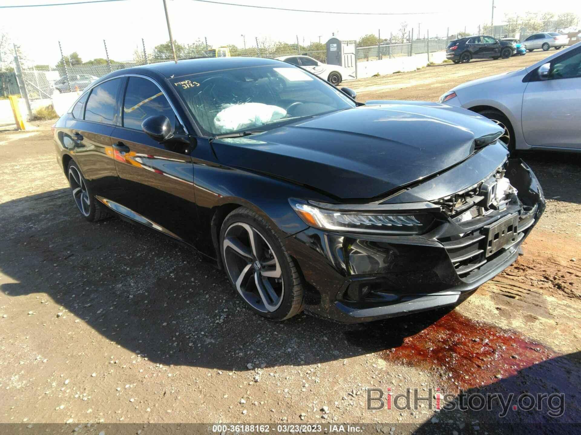 Photo 1HGCV1F35MA082492 - HONDA ACCORD SEDAN 2021