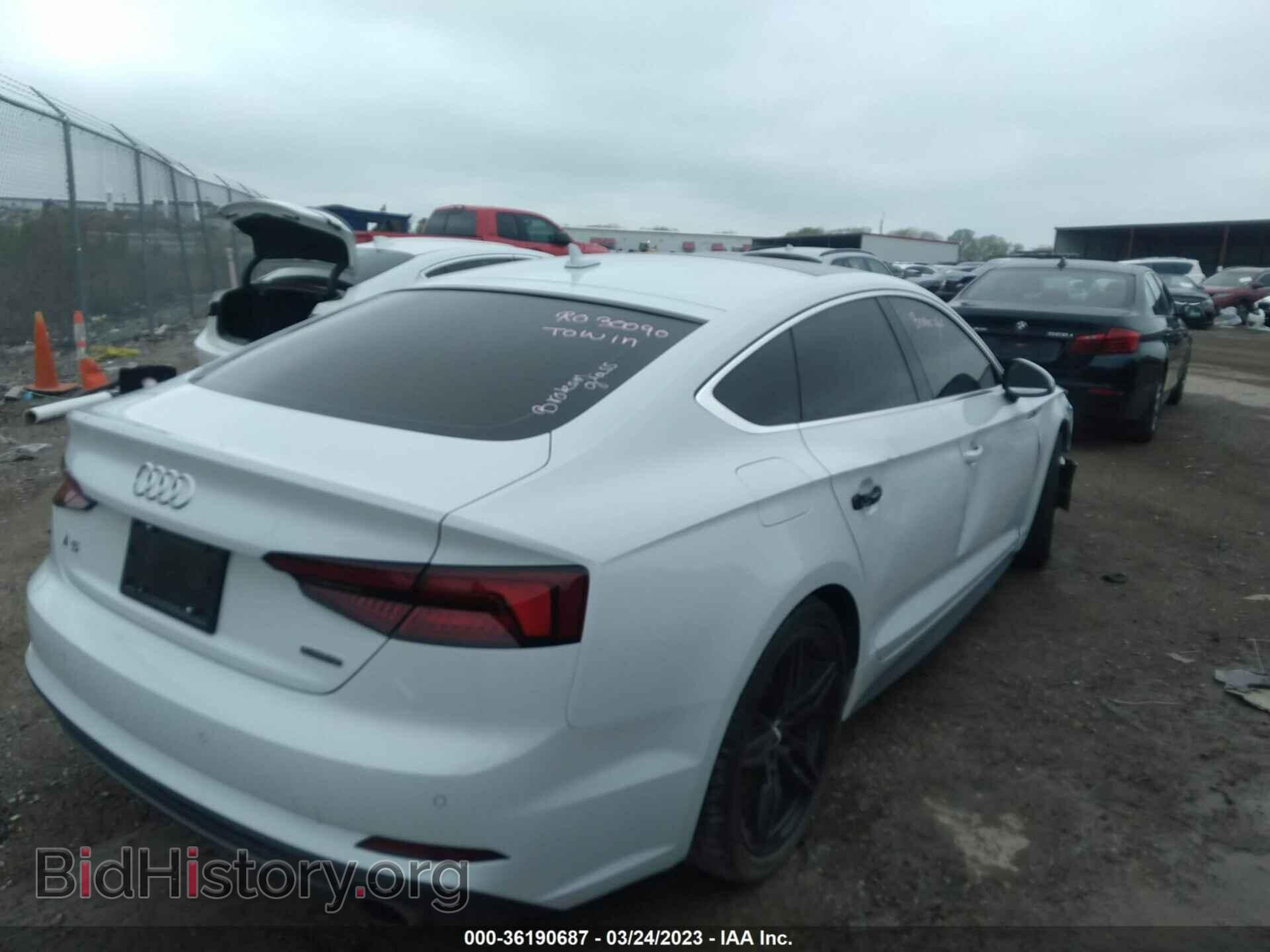 2019 AUDI A5 SPORTBACK - VIN: WAUENCF58KA077494 - Фото 4