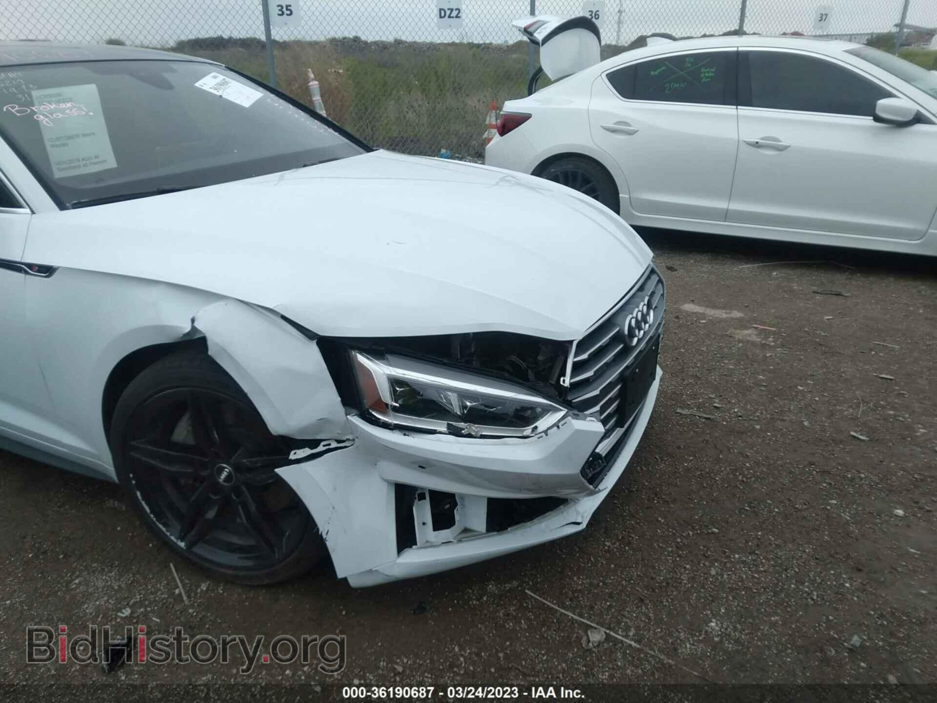 2019 AUDI A5 SPORTBACK - VIN: WAUENCF58KA077494 - Фото 6