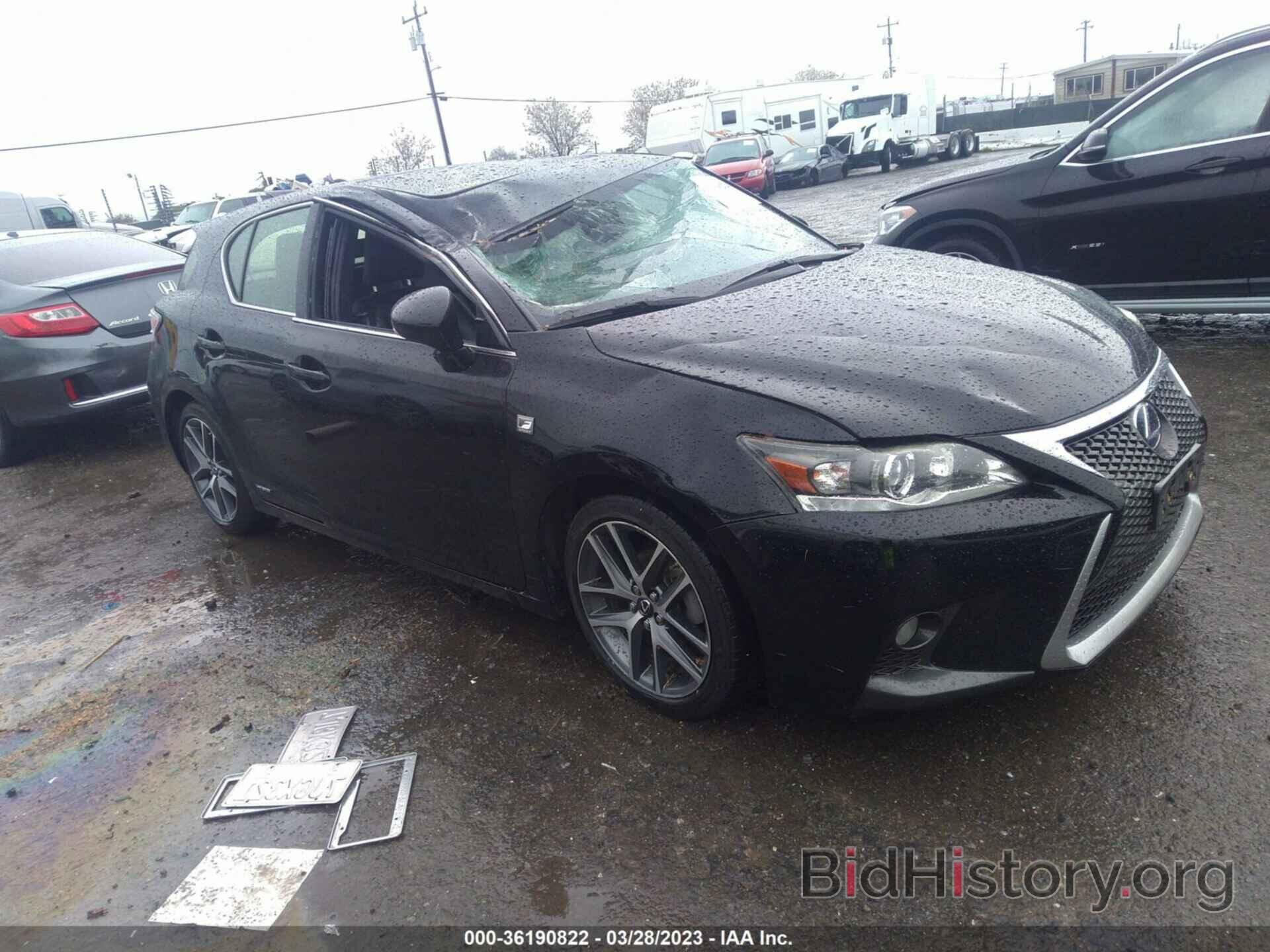 Фотография JTHKD5BH5F2217374 - LEXUS CT 200H 2015