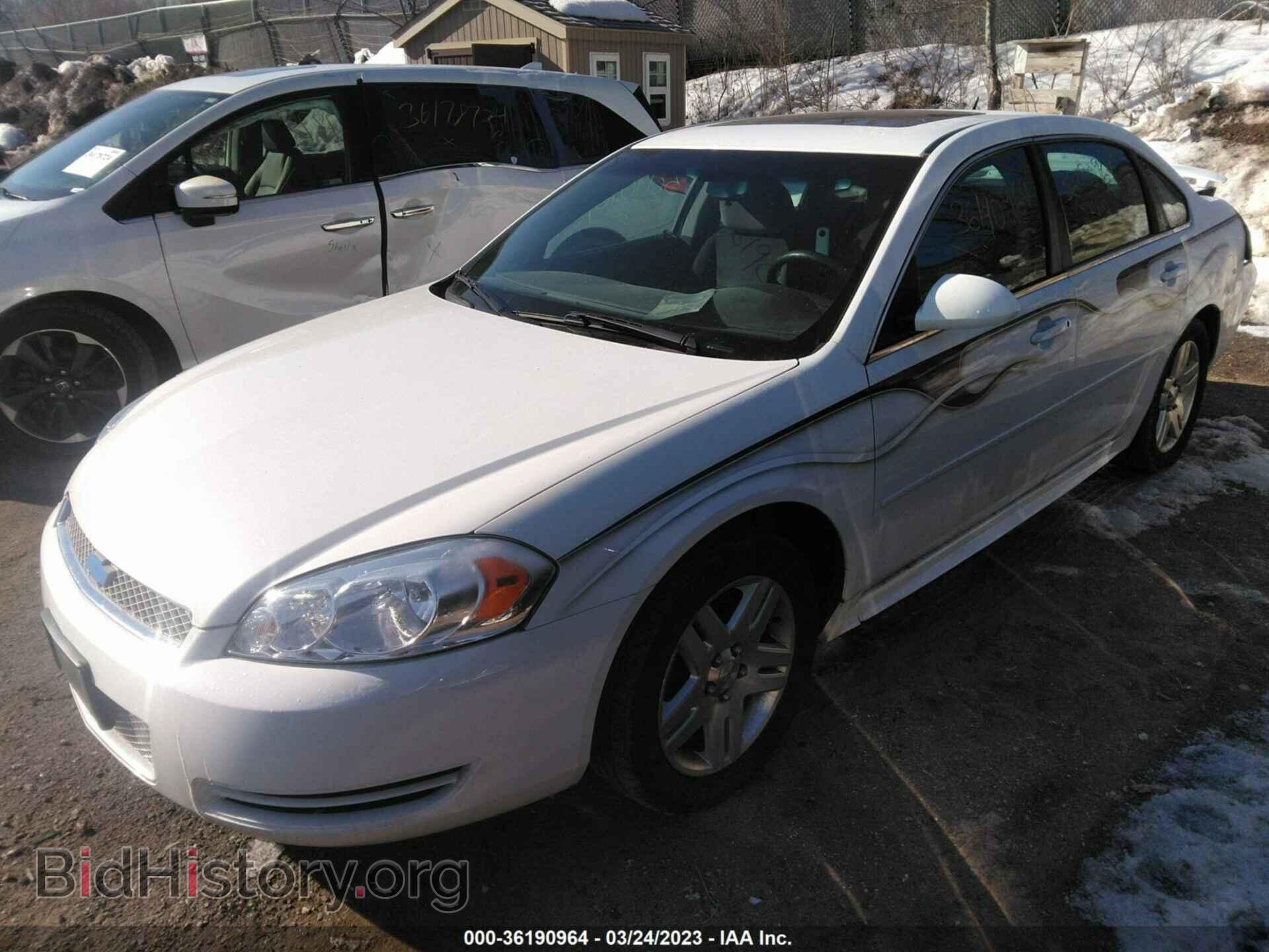 2012 CHEVROLET IMPALA - VIN: 2G1WB5E30C1283666 - Фото 2