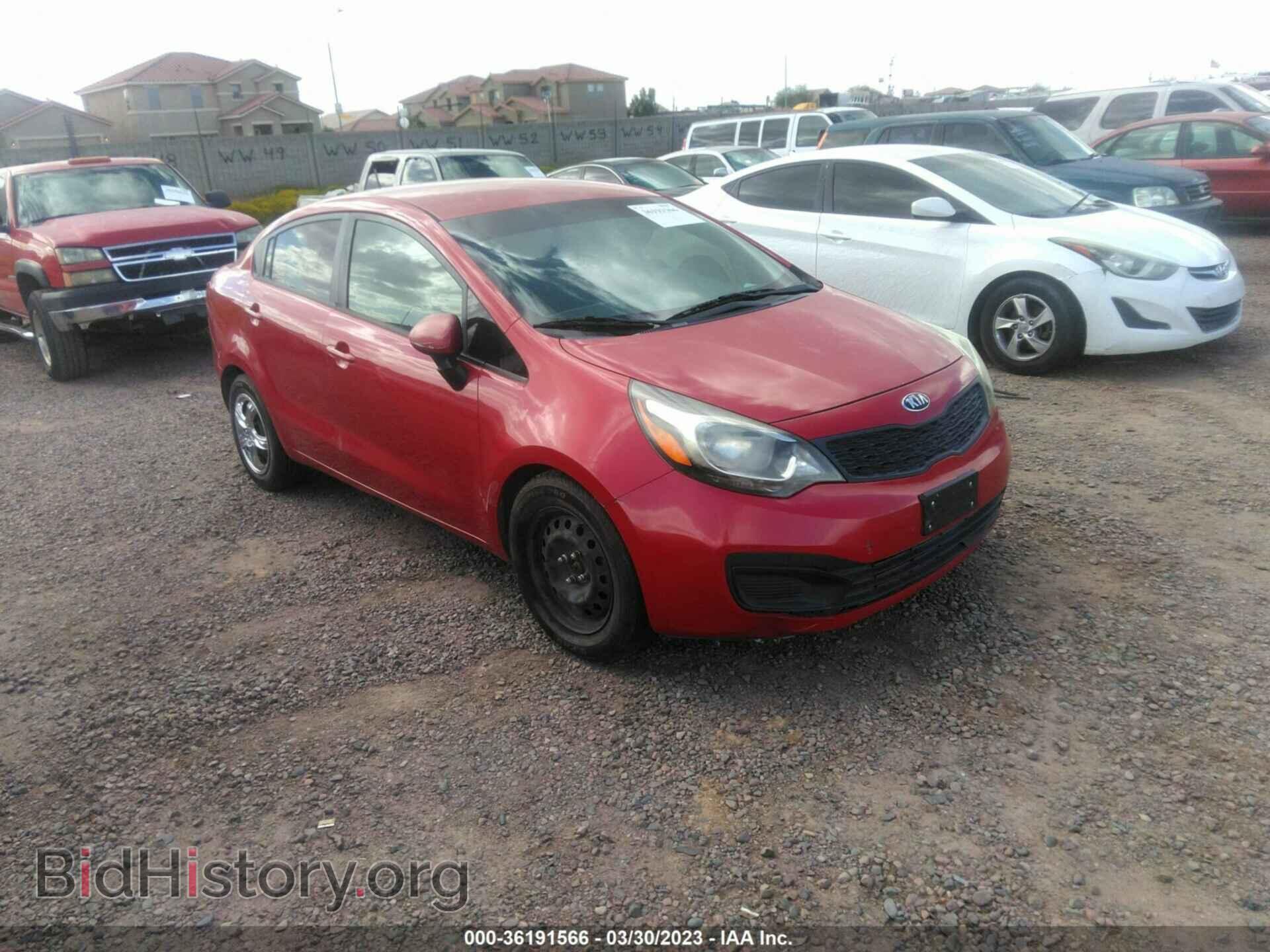 Фотография KNADM4A30D6204237 - KIA RIO 2013