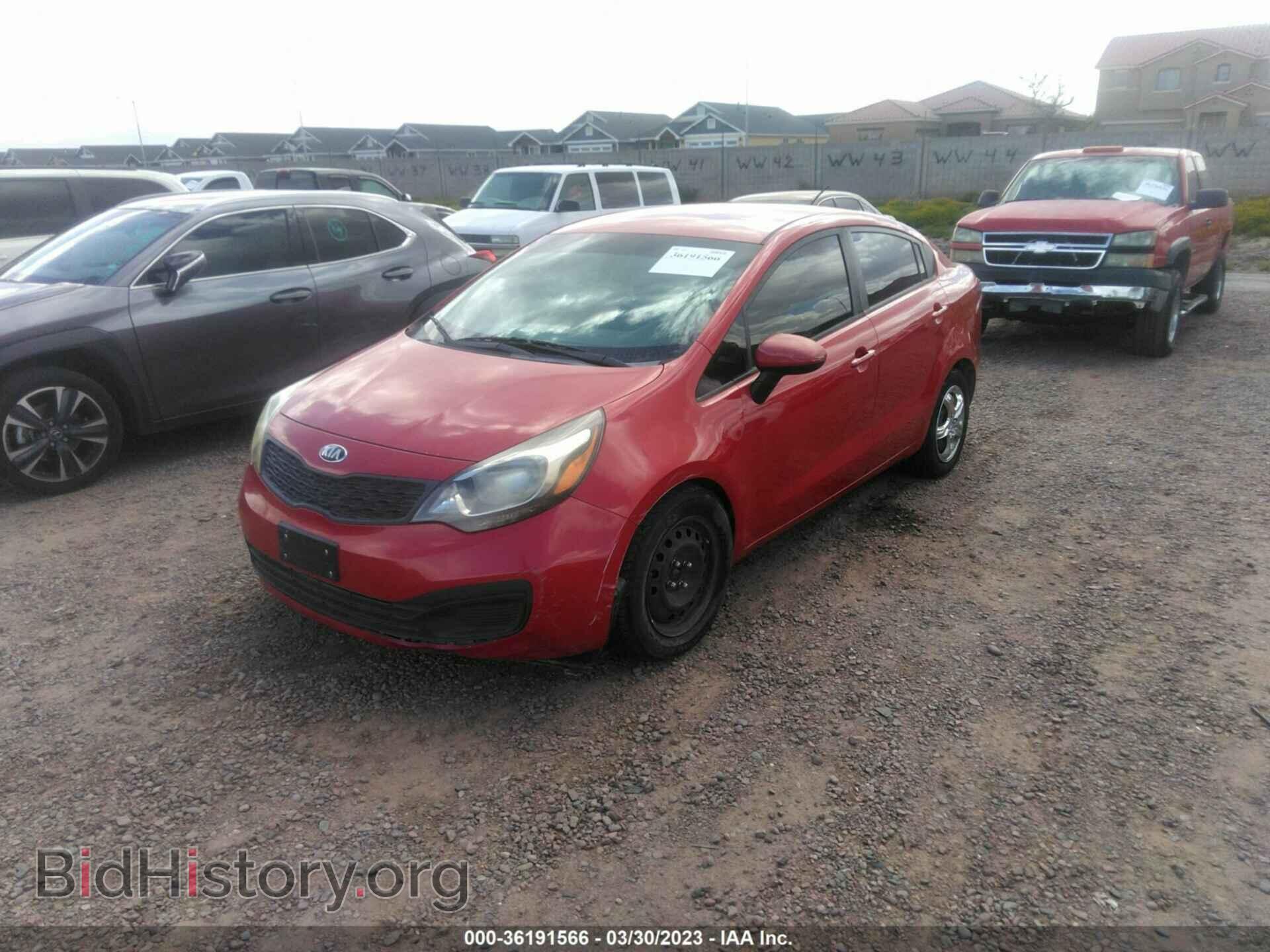 2013 KIA RIO - VIN: KNADM4A30D6204237 - Фото 2