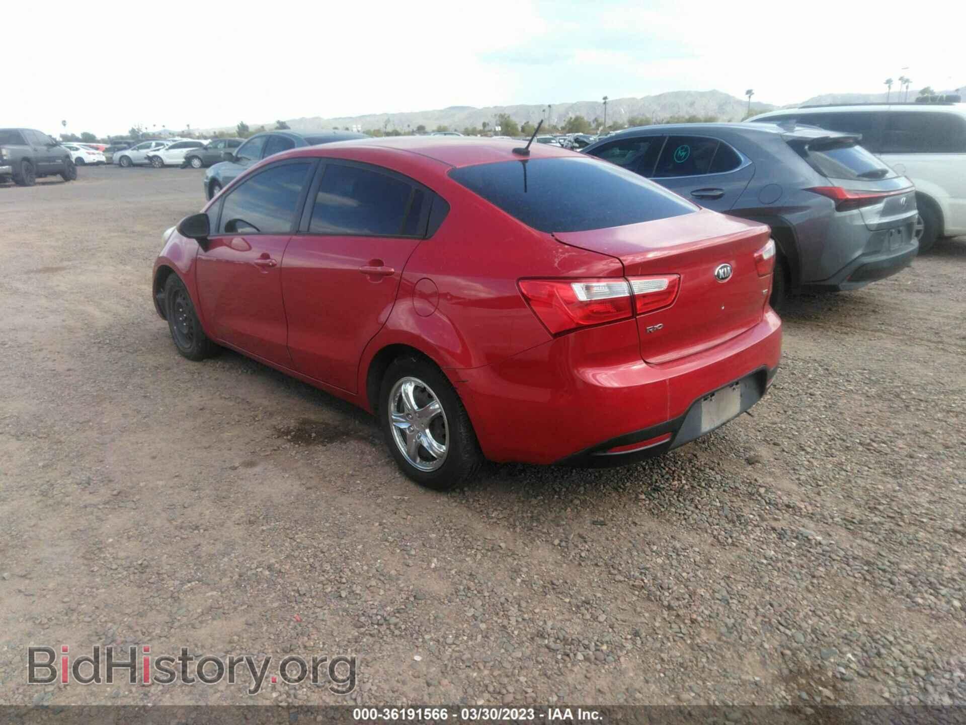 2013 KIA RIO - VIN: KNADM4A30D6204237 - Фото 3