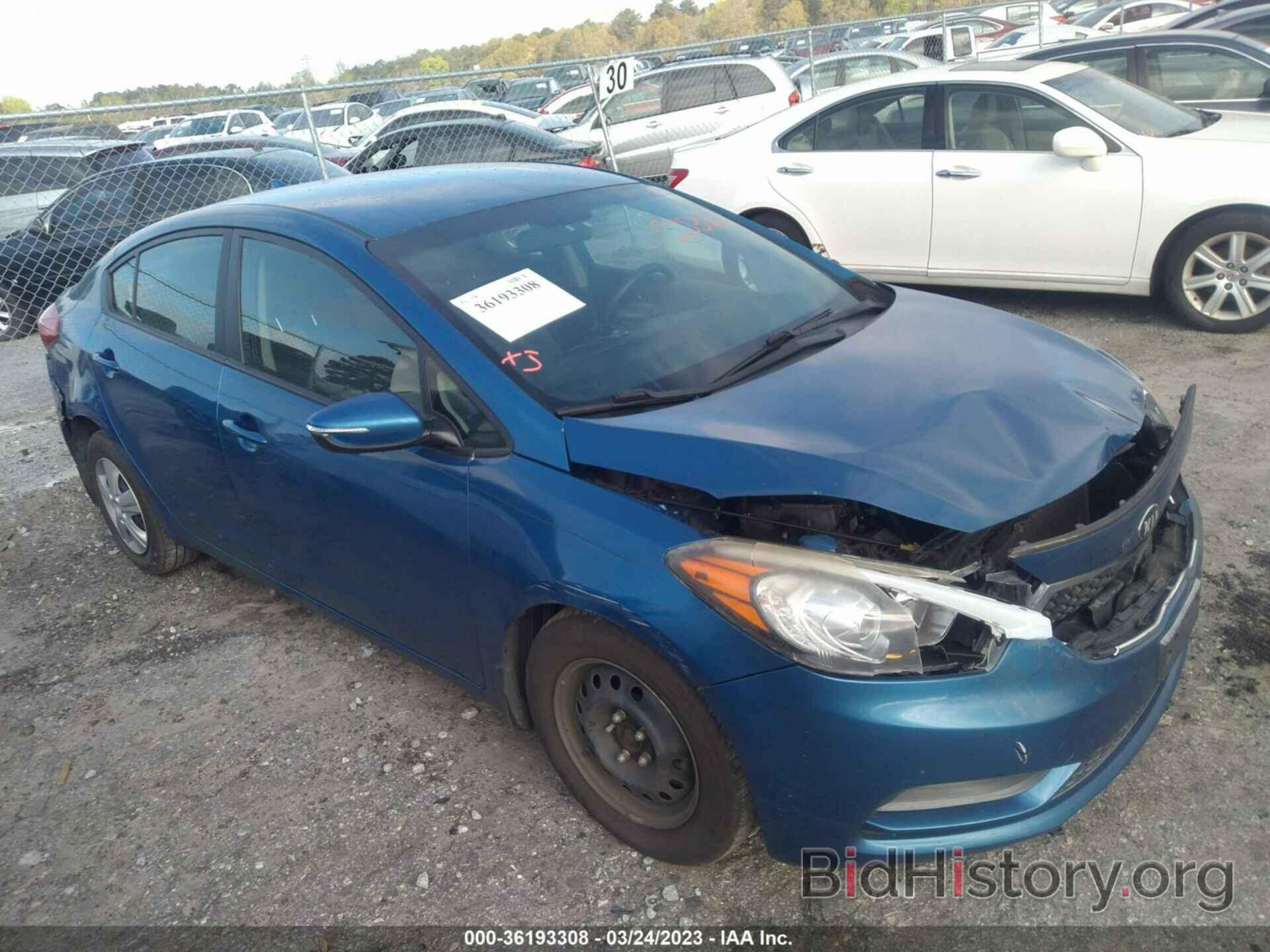 Photo KNAFX4A66F5280905 - KIA FORTE 2015