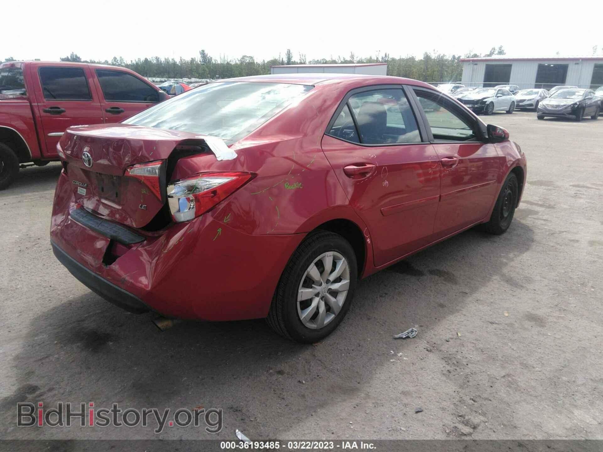 2014 TOYOTA COROLLA - VIN: 2T1BURHE4EC201155 - Photo 4