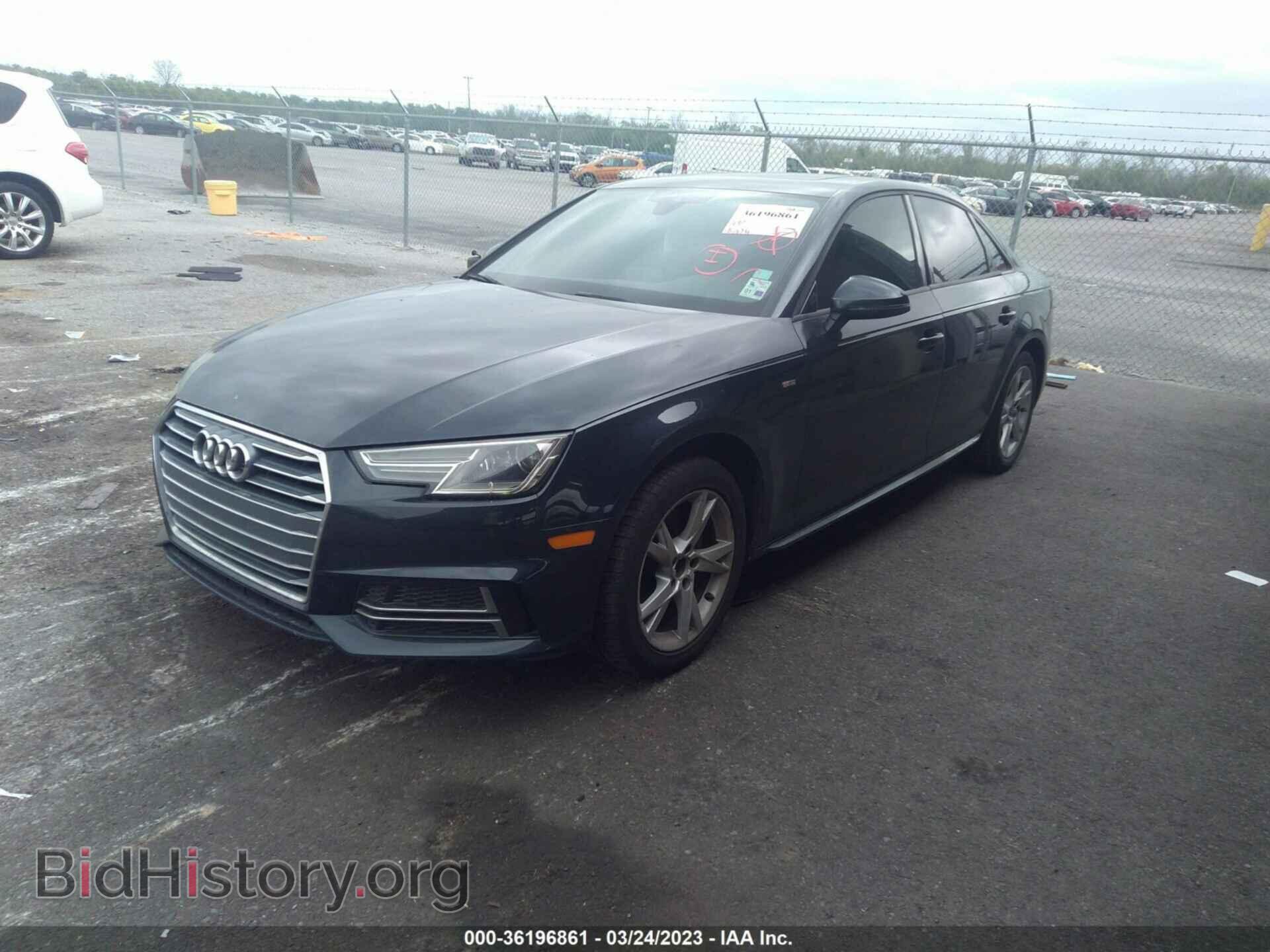 2018 AUDI A4 - VIN: WAUKMAF41JA122016 - Фото 2