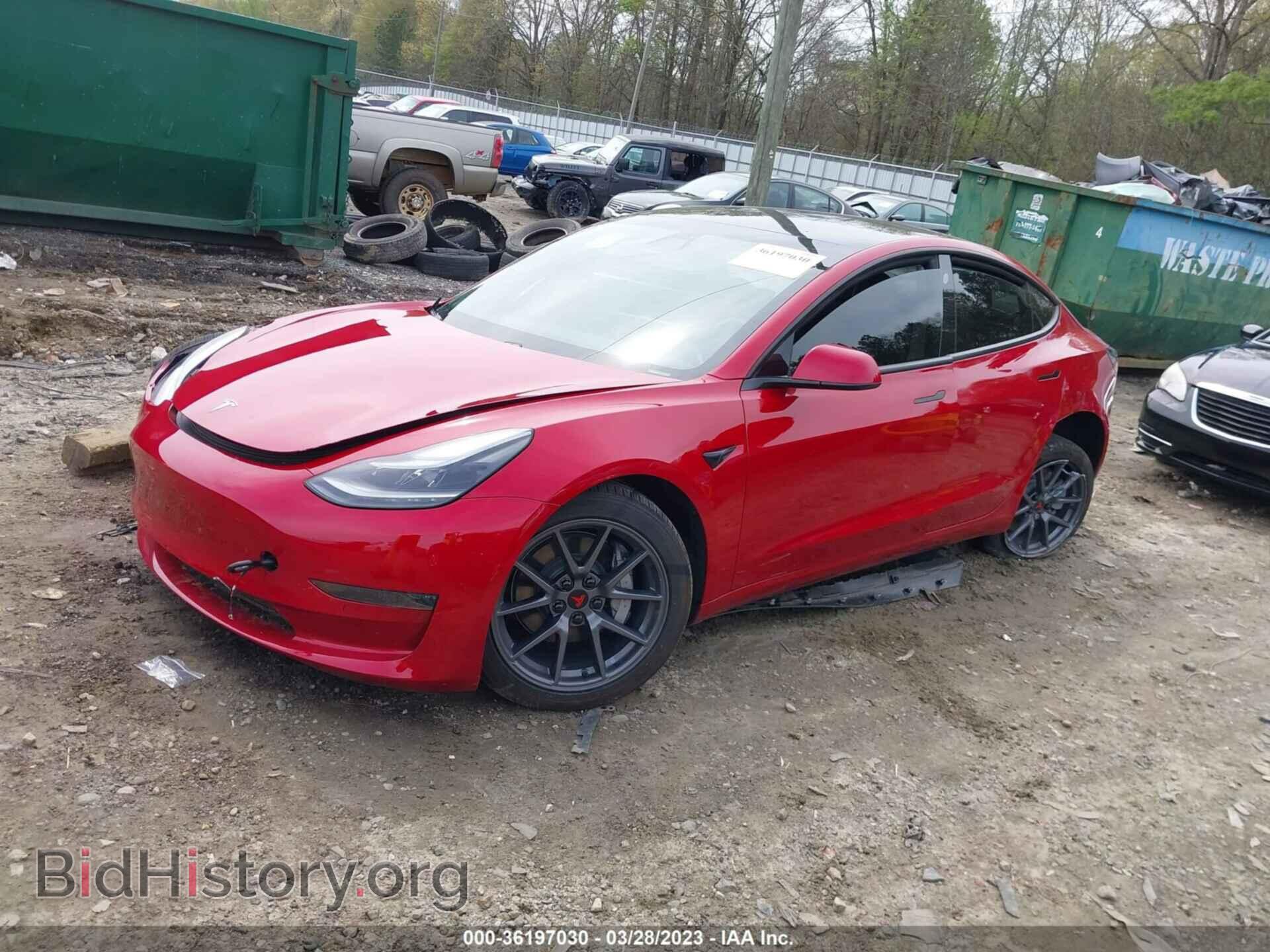 2021 TESLA MODEL 3 - VIN: 5YJ3E1EA4MF955607 - Фото 2