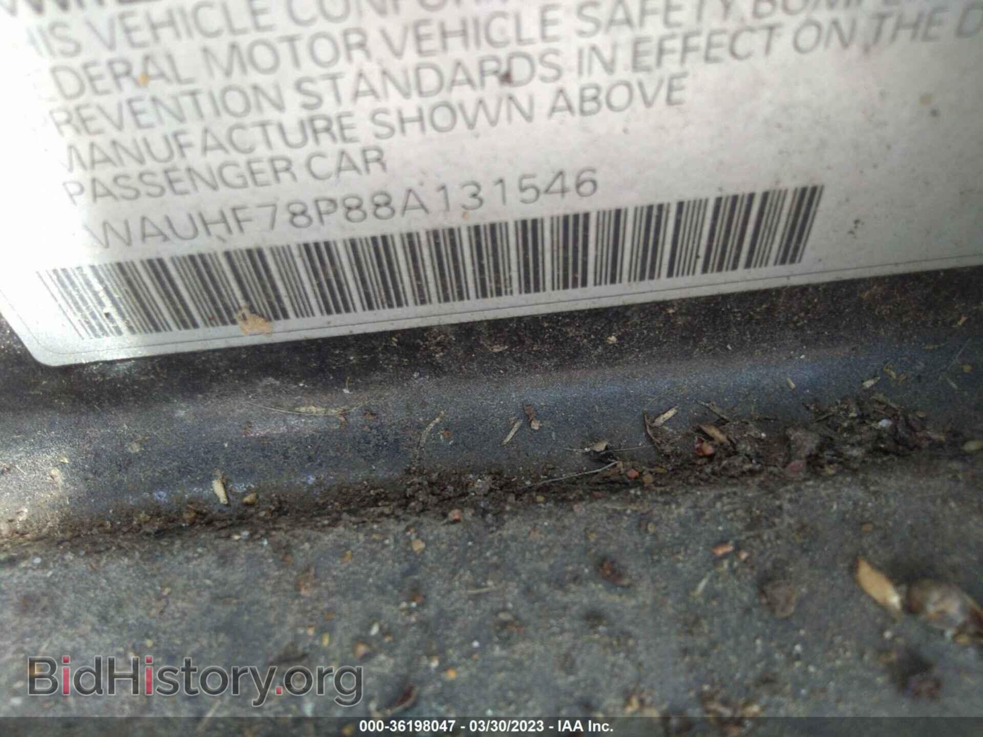 2008 AUDI A3 - VIN: WAUHF78P88A131546 - Фото 9