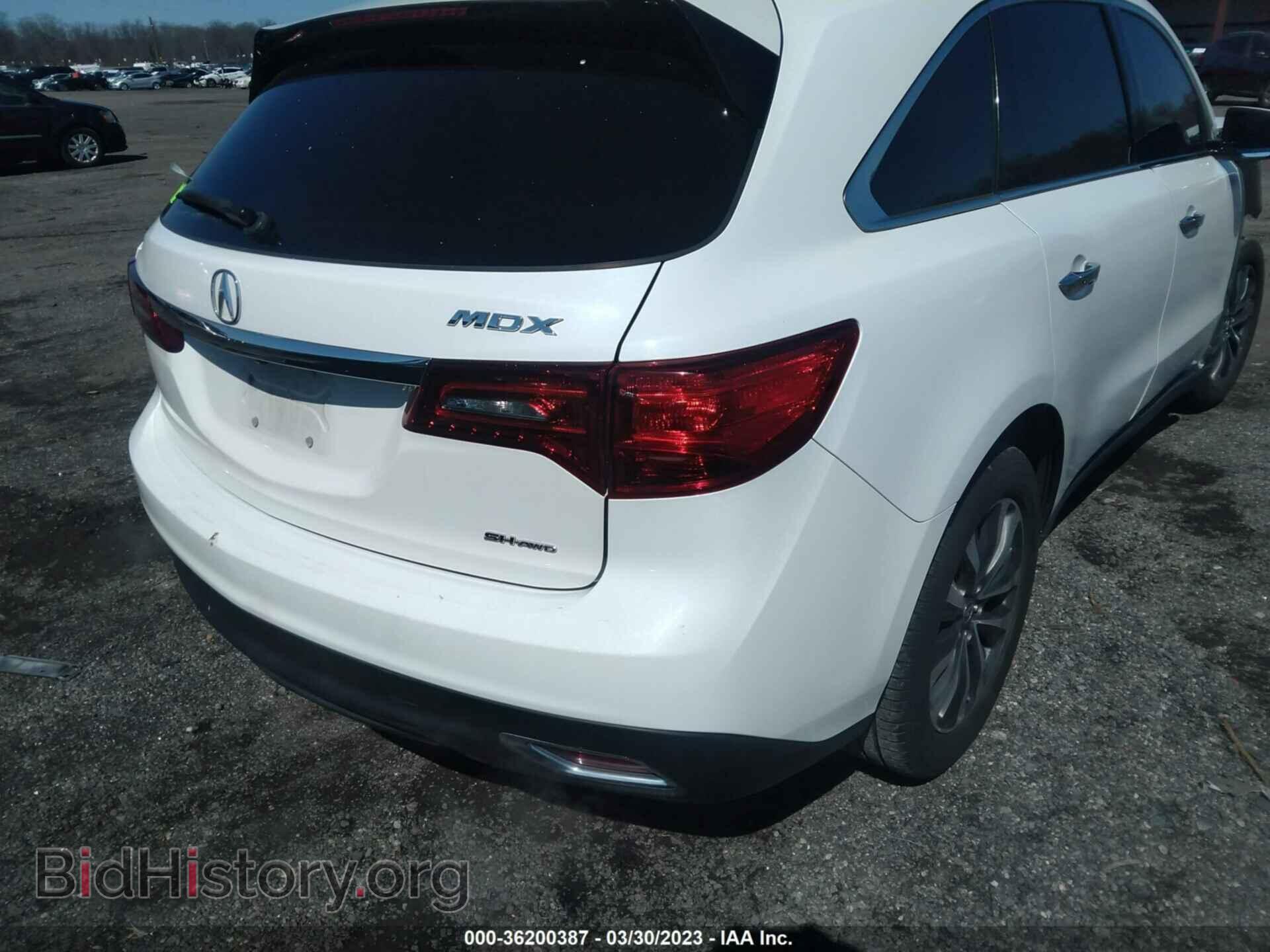 2016 ACURA MDX - VIN: 5FRYD4H41GB047621 - Фото 4