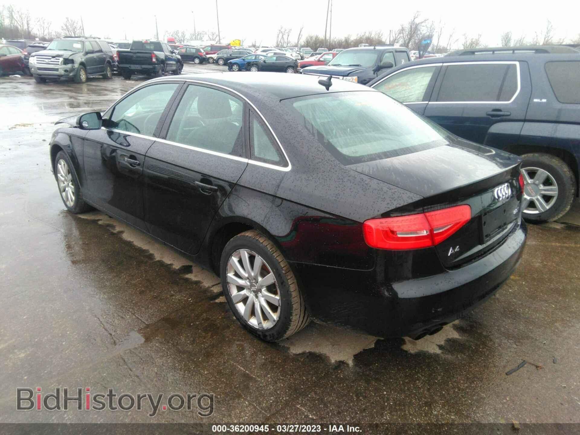 2013 AUDI A4 - VIN: WAUAFAFL2DN021559 - Фото 3