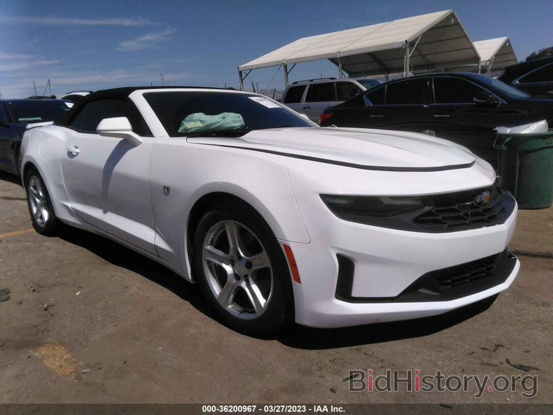 Photo 1G1FB3DX0L0119452 - CHEVROLET CAMARO 2020