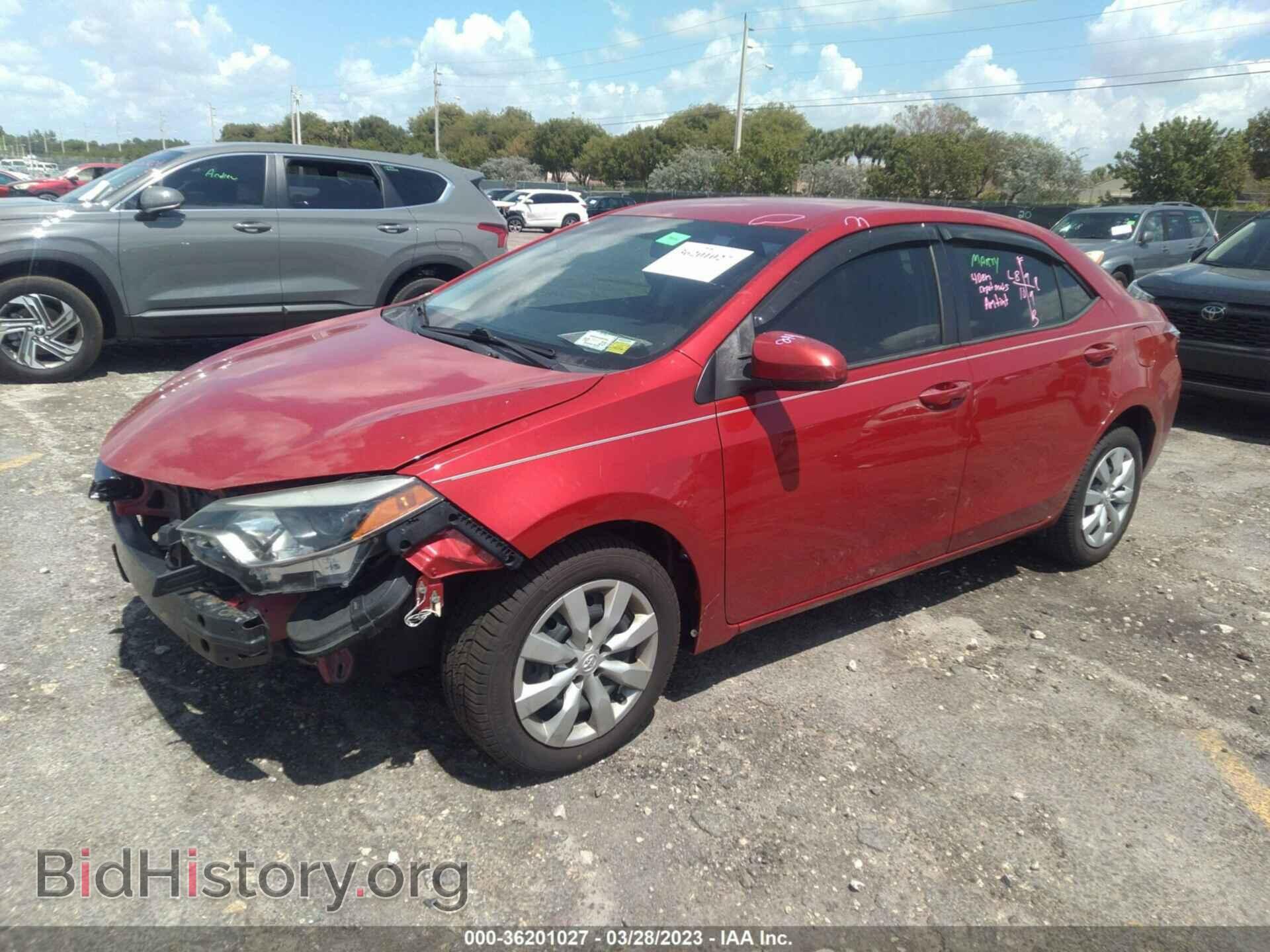 2015 TOYOTA COROLLA - VIN: 2T1BURHEXFC426360 - Photo 2